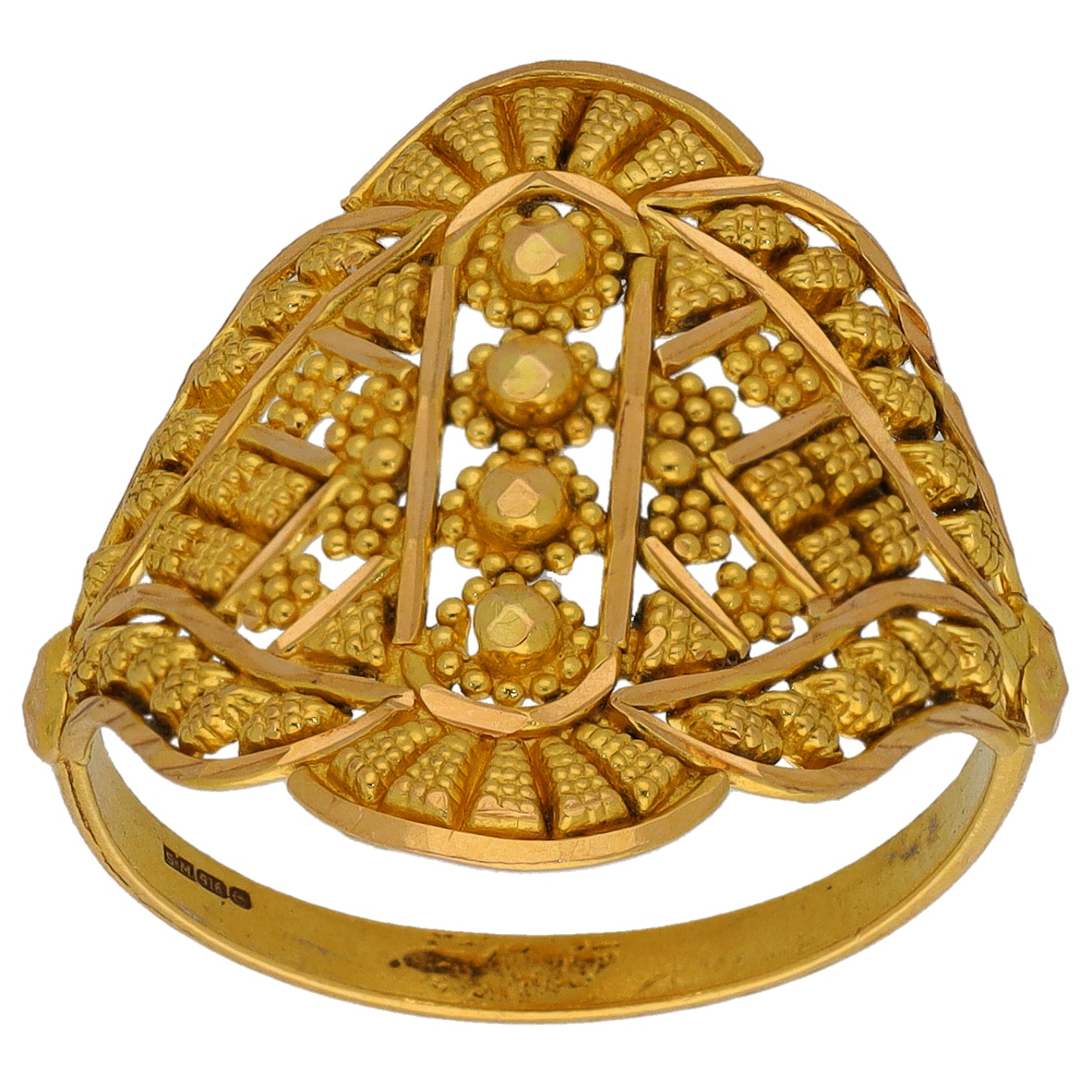 22ct Gold Alternative Ring Size O