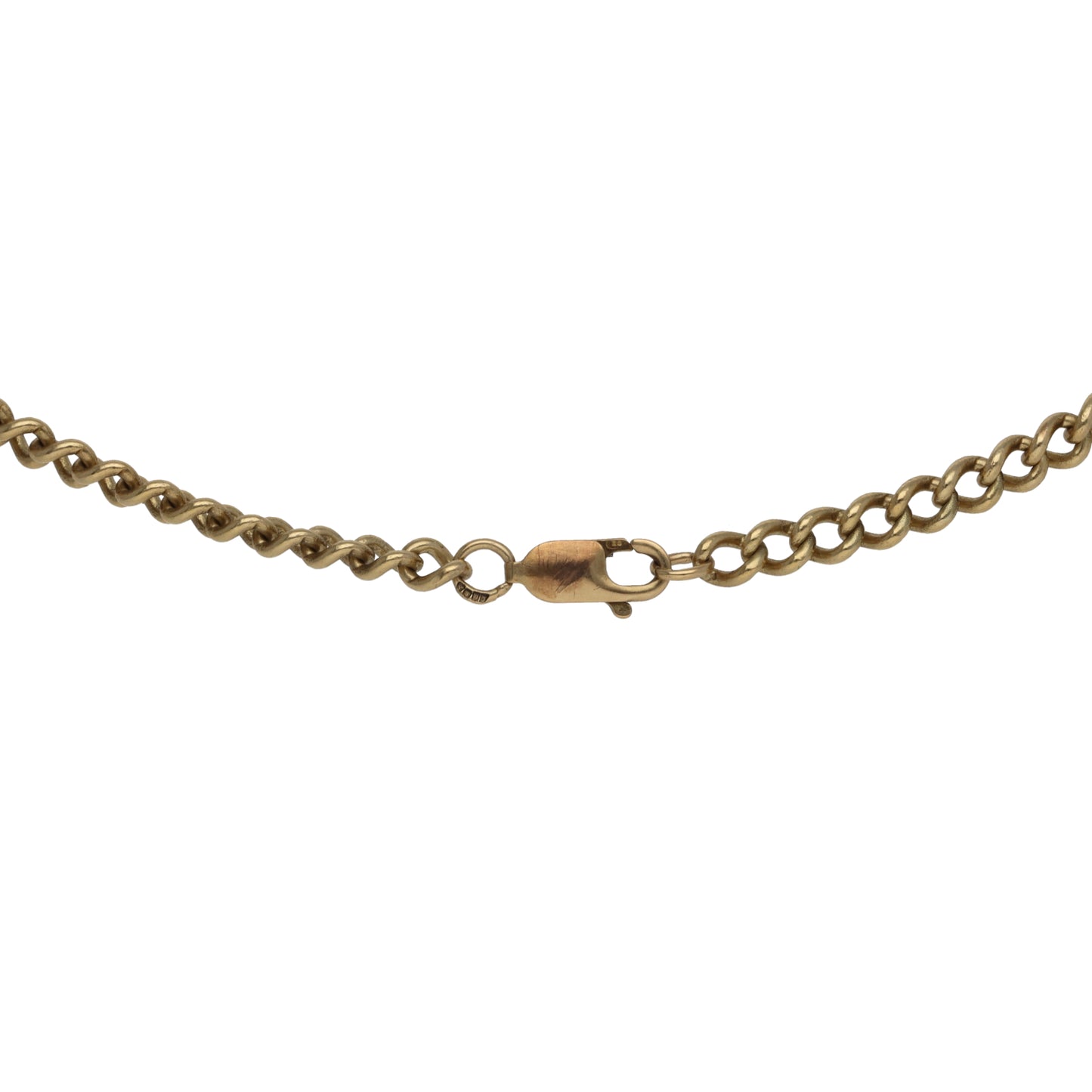 9ct Gold Curb Chain 20"