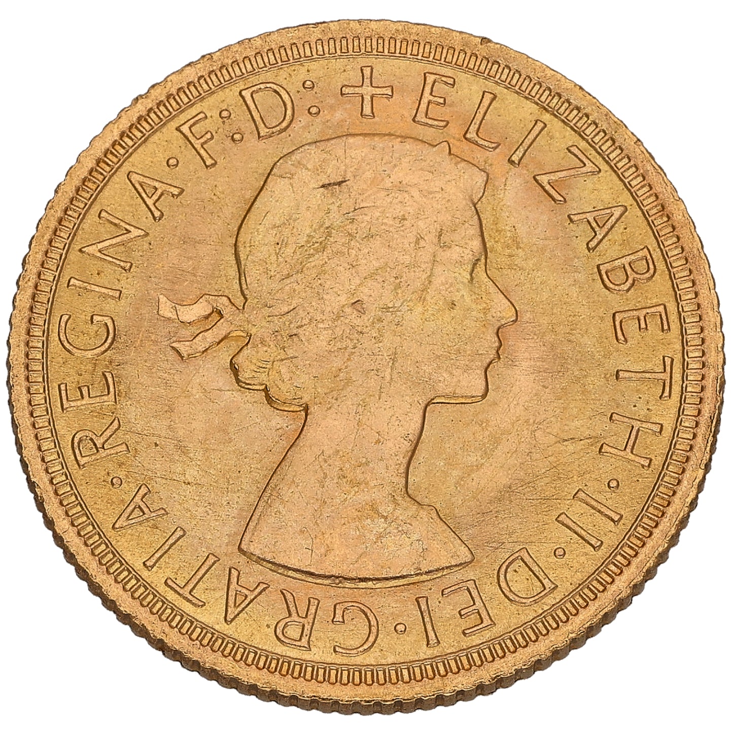22ct Gold Queen Elizabeth II Full Sovereign Coin 1967