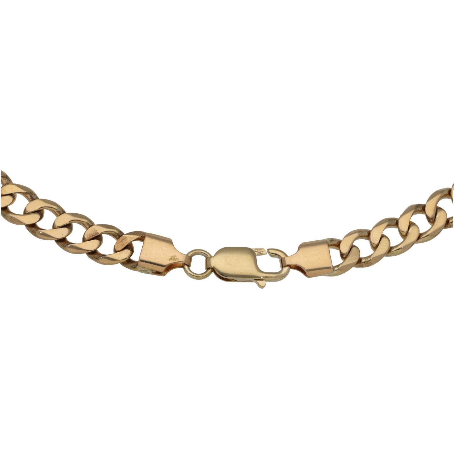 9ct Gold Curb Chain 24"