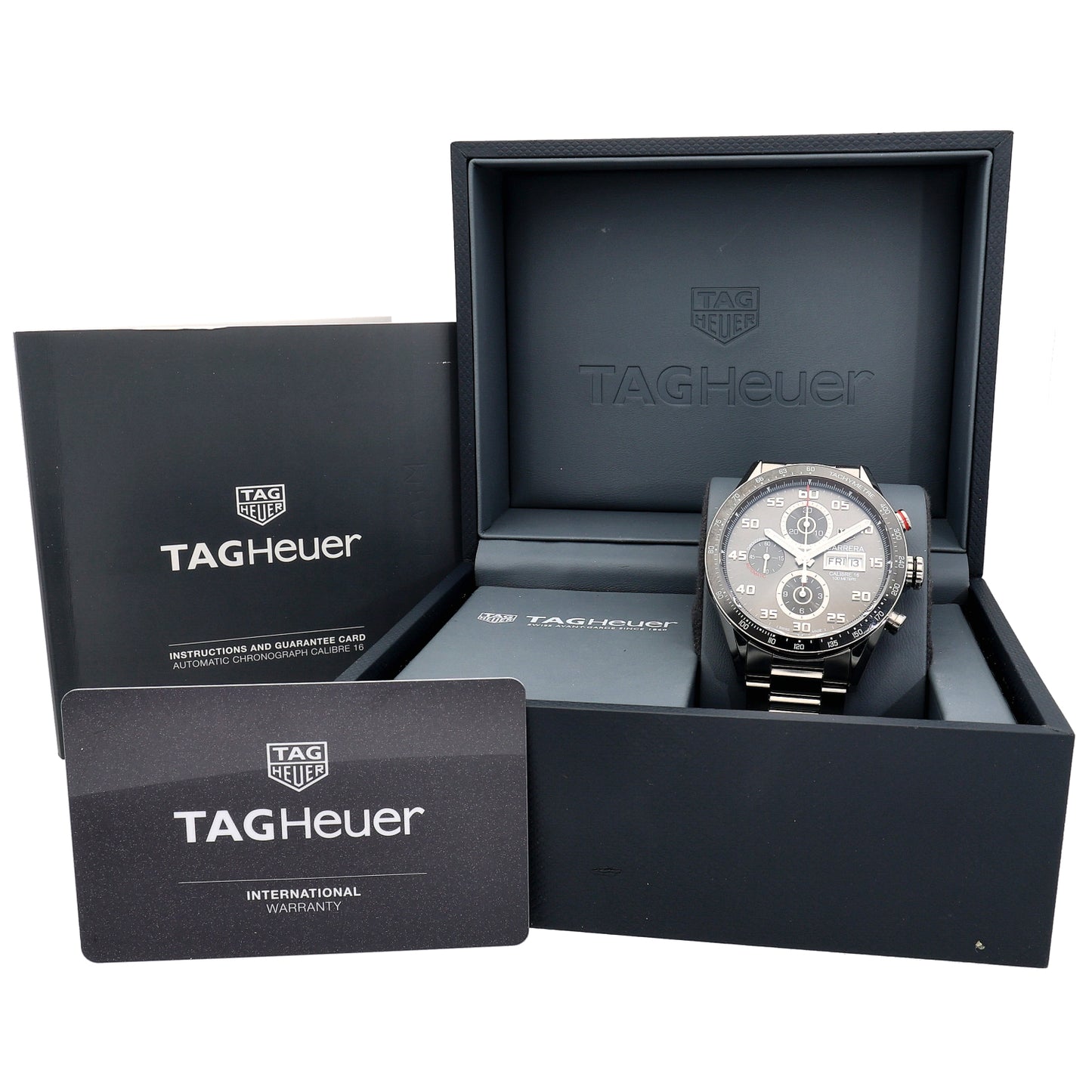 Tag Heuer Carrera CV2A1U 43mm Stainless Steel Watch