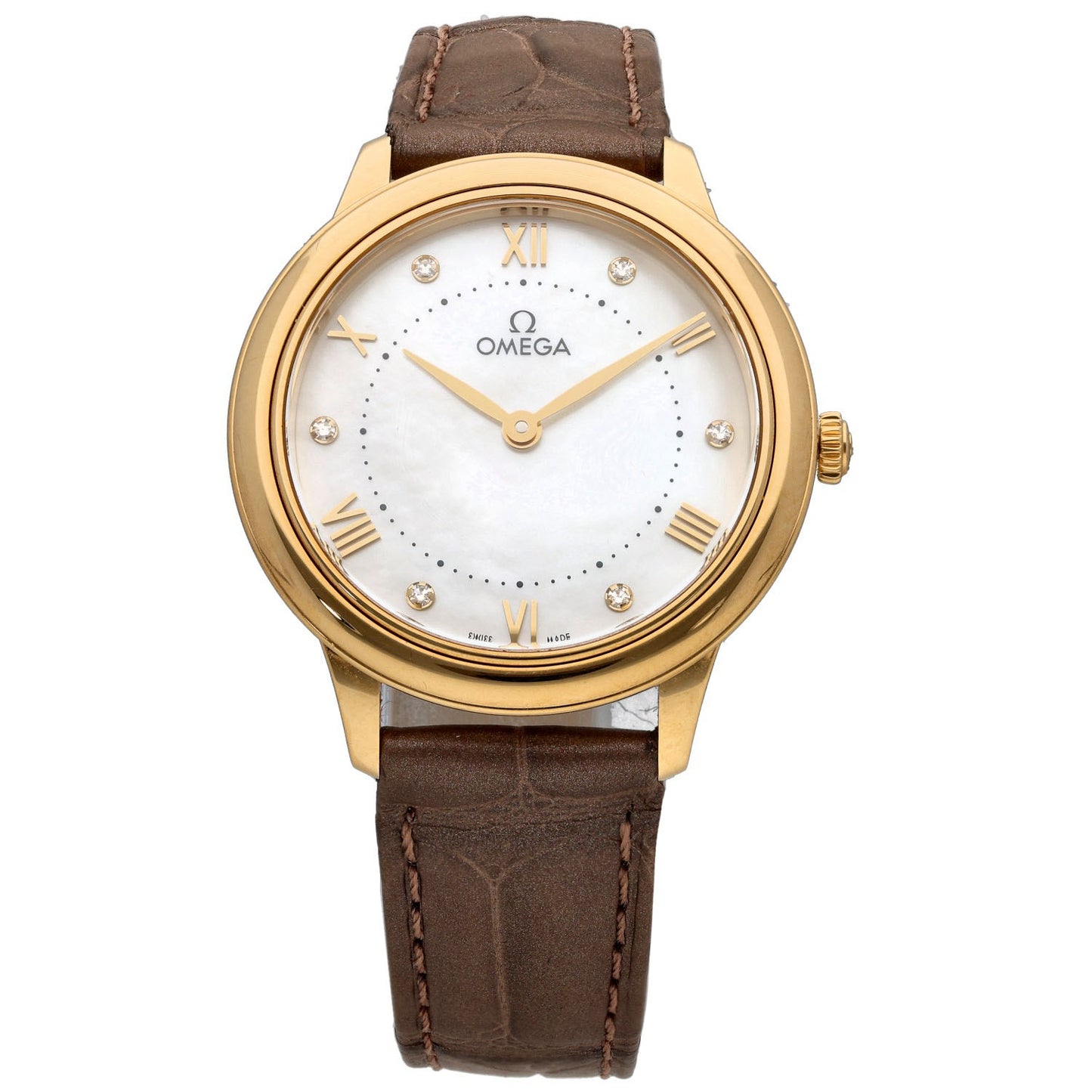 Omega De Ville Prestige 434.53.30.60.55.002 30mm Gold Watch (Ex-Display)