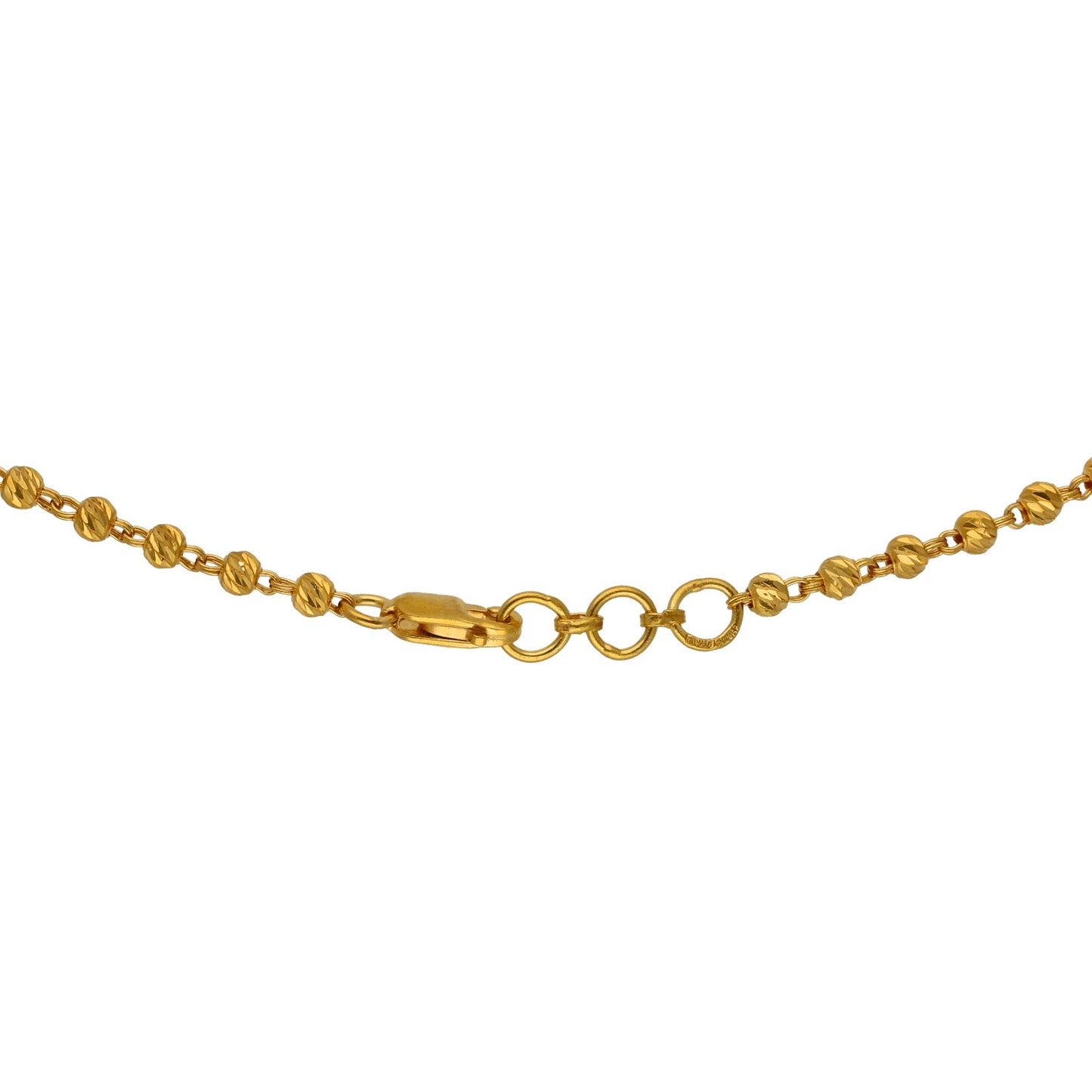 22ct Gold Cross Pendant With Chain