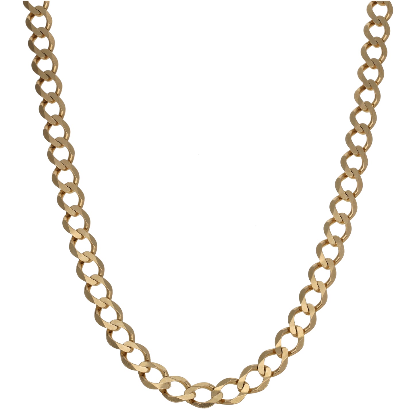 9ct Gold Curb Chain 24"