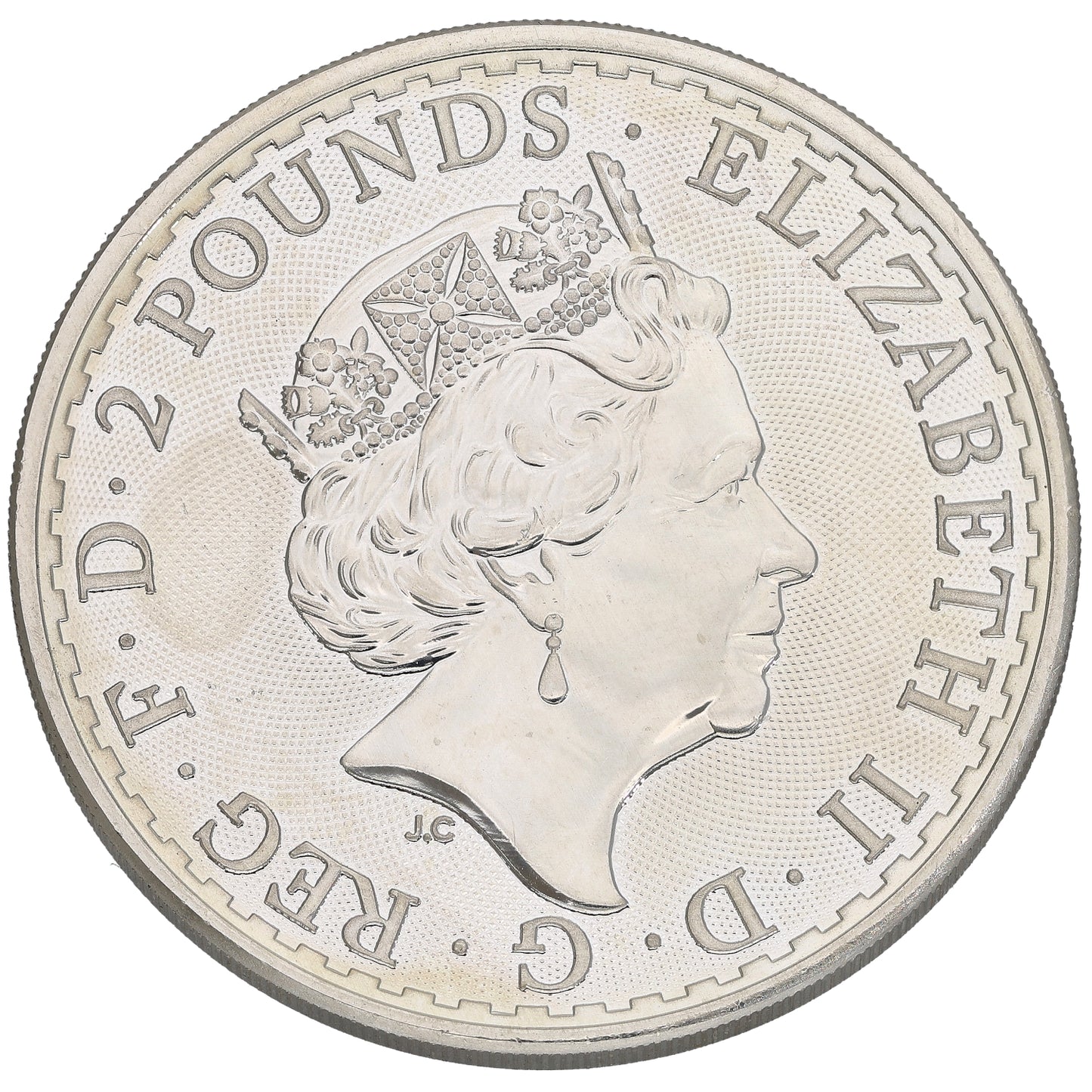 Fine Silver Queen Elizabeth II 1 OZ Britannia Coin 2021