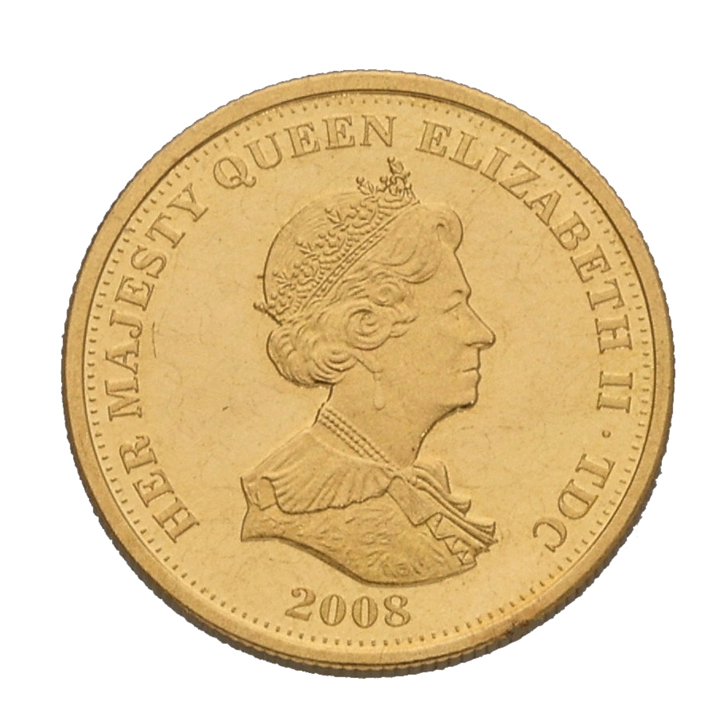 22ct Gold Anniversary Of The Birth Of Lord Nelson One Crown Coin 2008