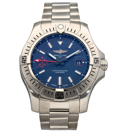 Breitling Avenger GMT A32395 Red Arrows Edition 43mm Stainless Steel Watch