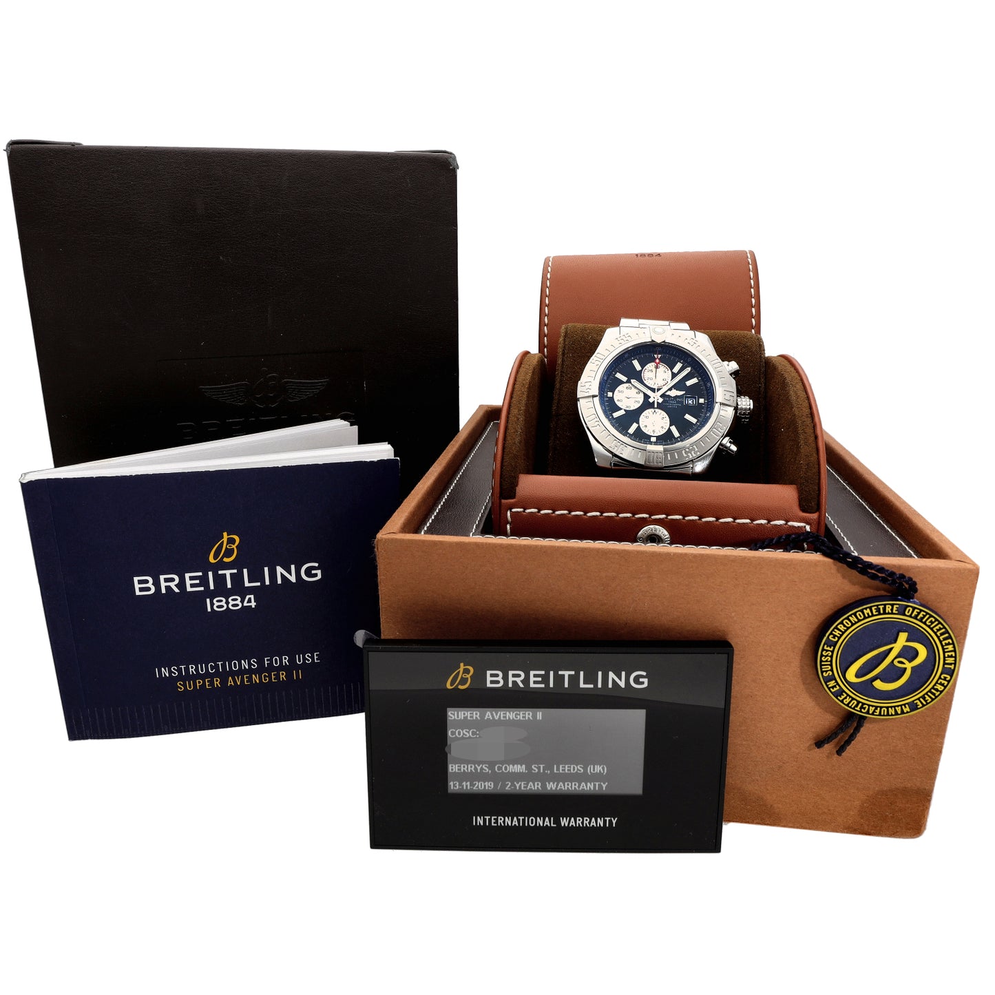 Breitling Avenger A13371 48mm Stainless Steel Watch