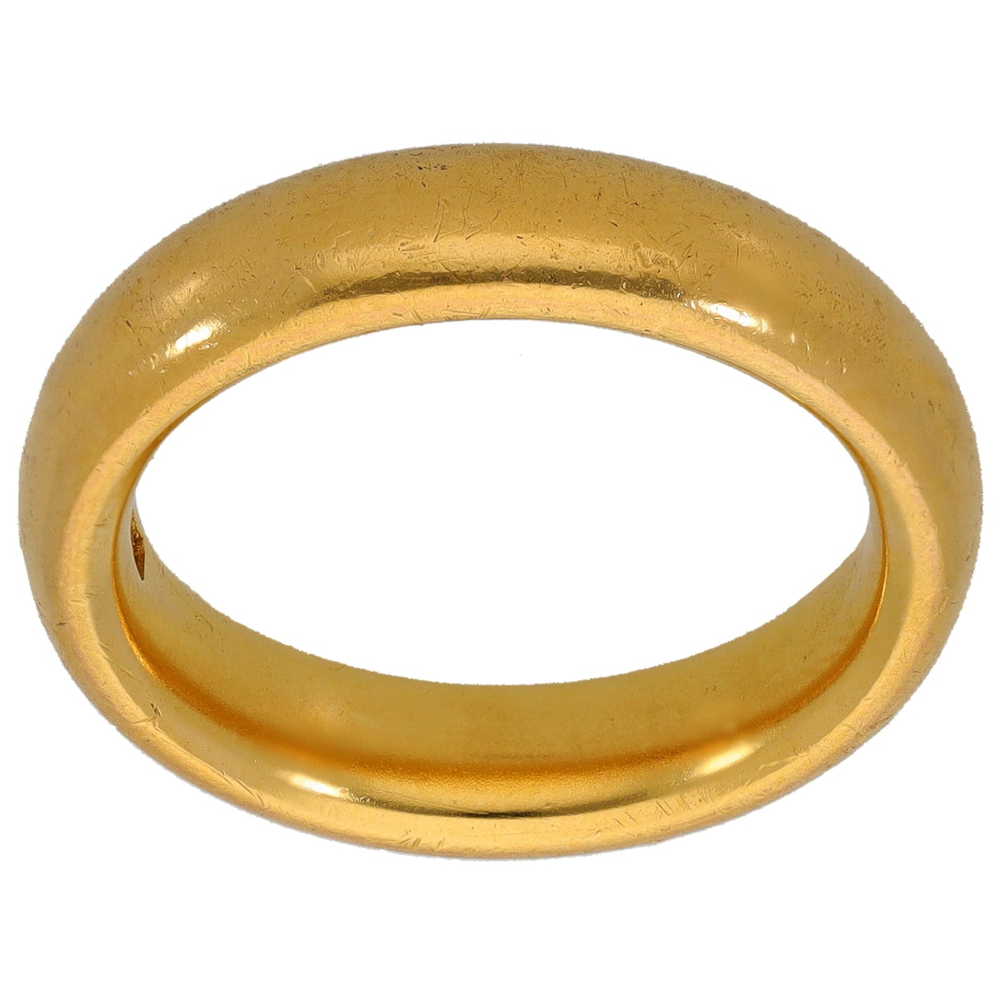 22ct Gold Plain Wedding Ring Size O