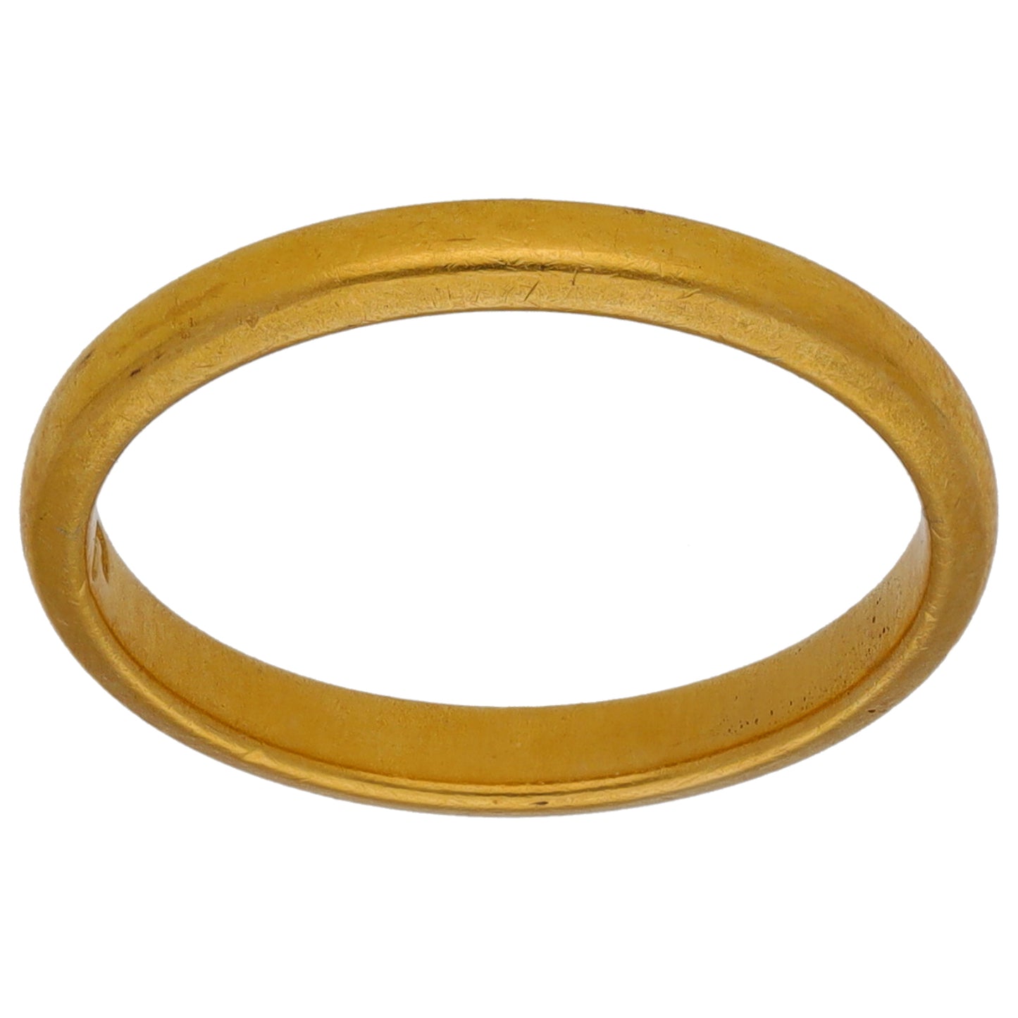22ct Gold Plain Wedding Ring Size K