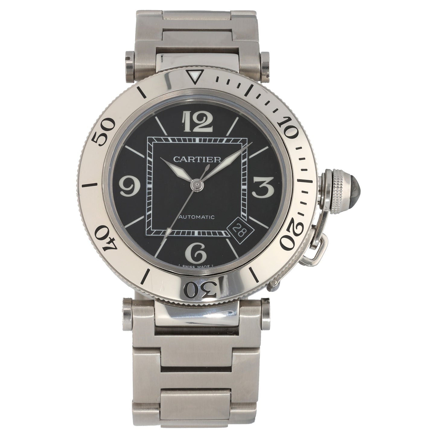 Cartier Pasha 2790 40mm Stainless Steel Watch