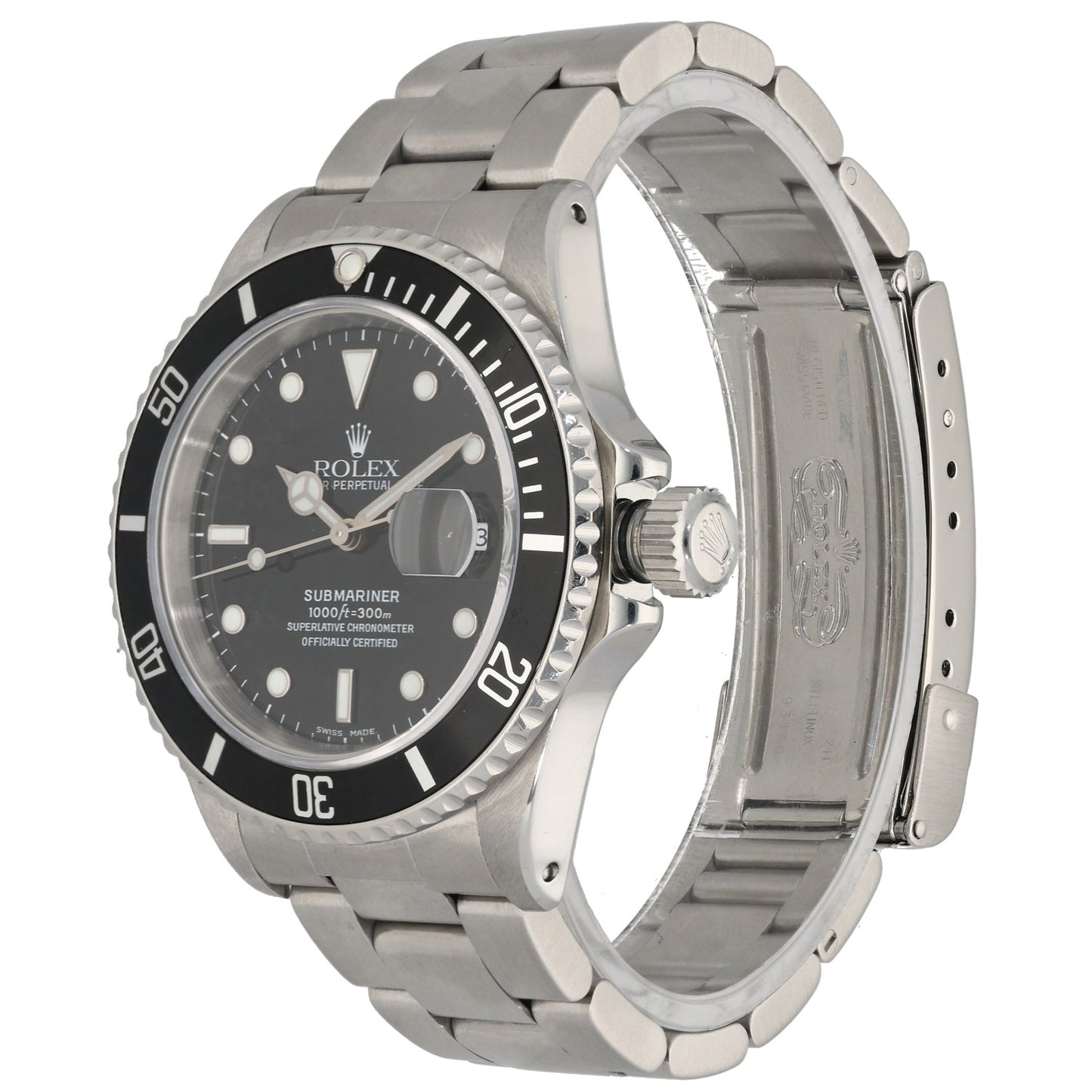 Rolex Submariner 16610 40mm Stainless Steel Watch
