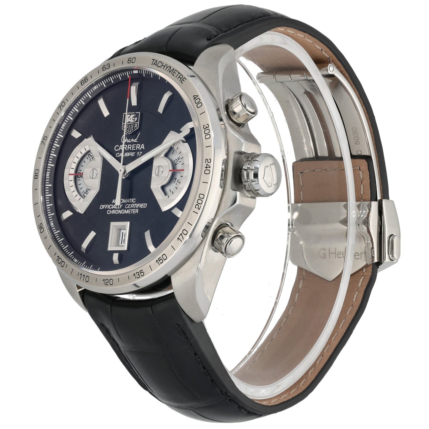 Tag Heuer Grand Carrera CAV511A 43mm Stainless Steel Watch