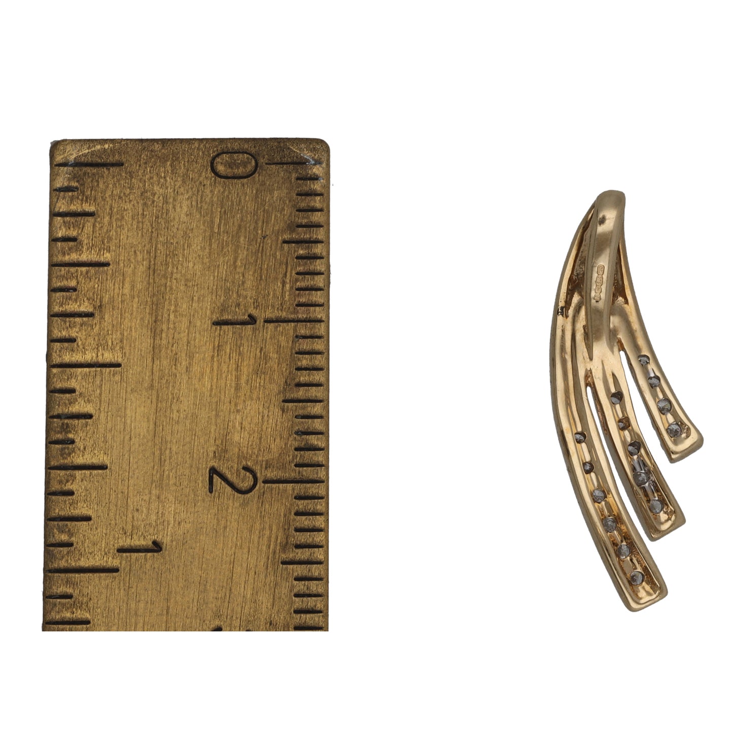 9ct Gold 0.15ct Diamond Dress/Cocktail Pendant