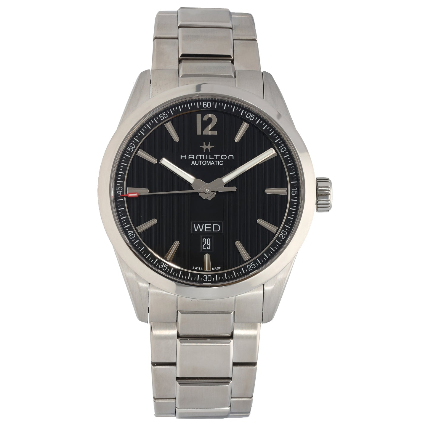 Hamilton Broadway Date Date H435150 42mm Stainless Steel Watch