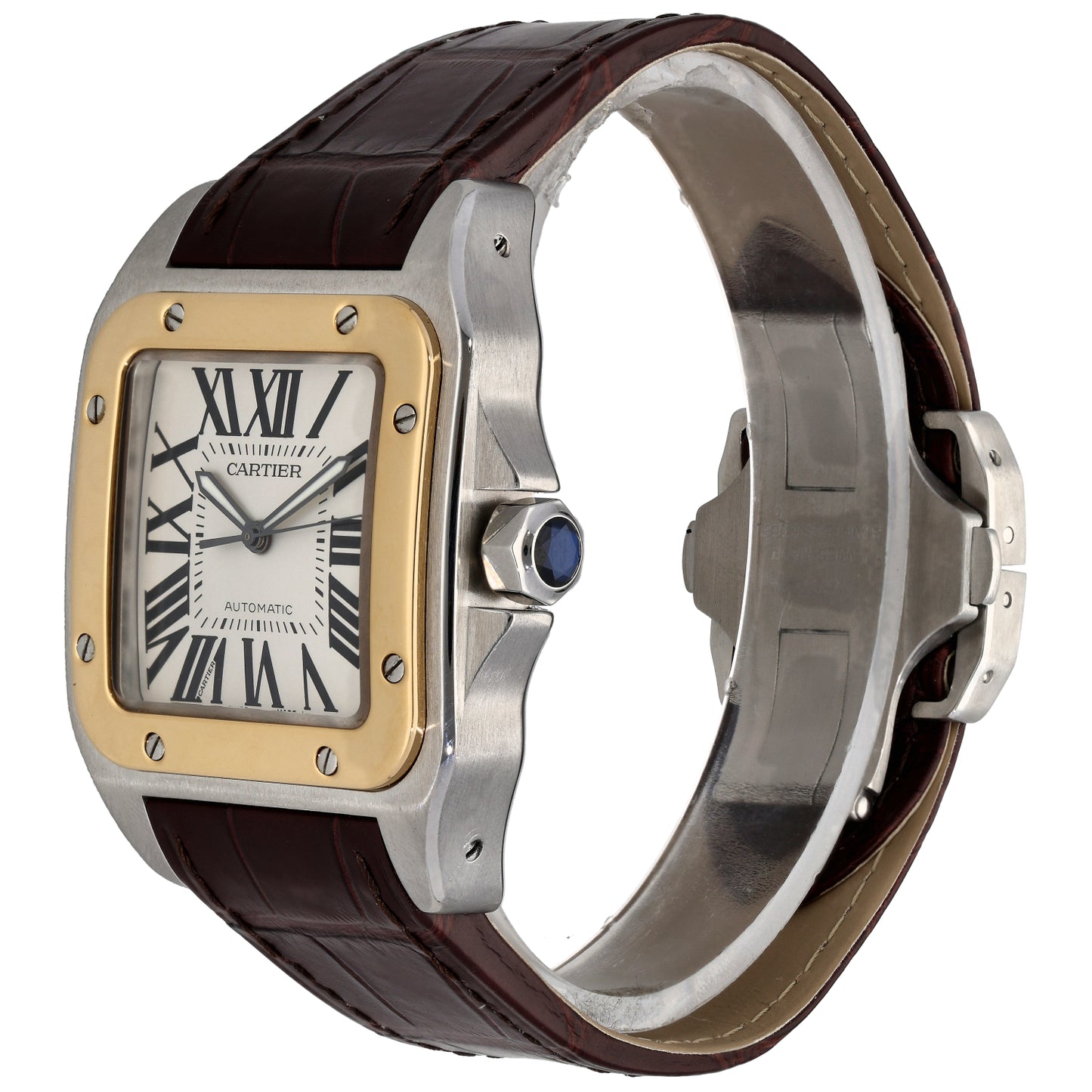Cartier Santos 100 W20072X7 38mm Bi-Colour Watch