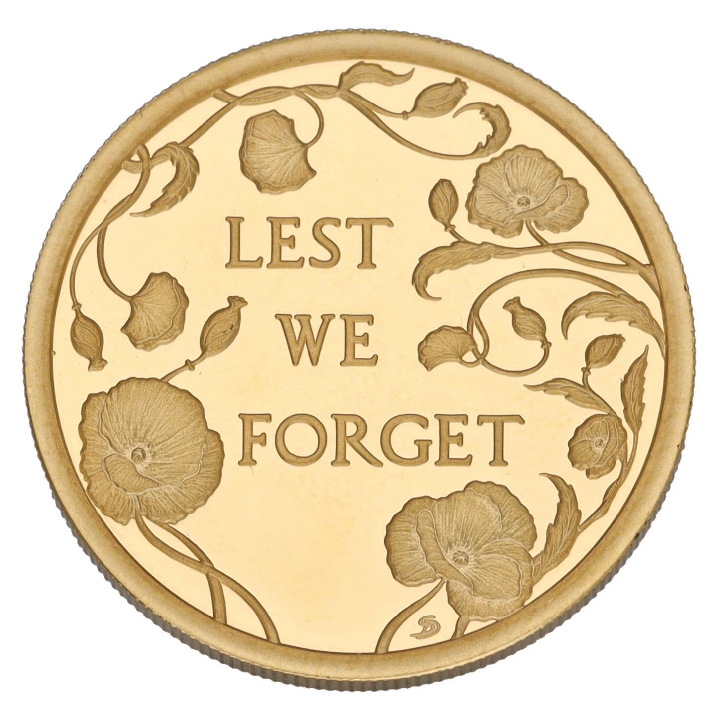 22ct Gold King Charles III Lest We Forget Full Sovereign Coin 2024