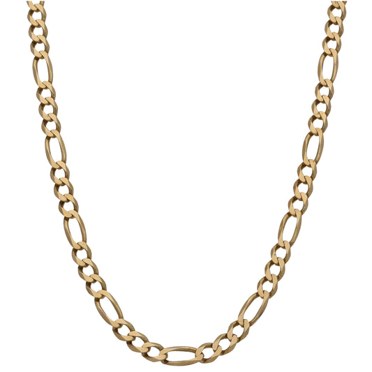 9ct Gold Figaro Chain 22"