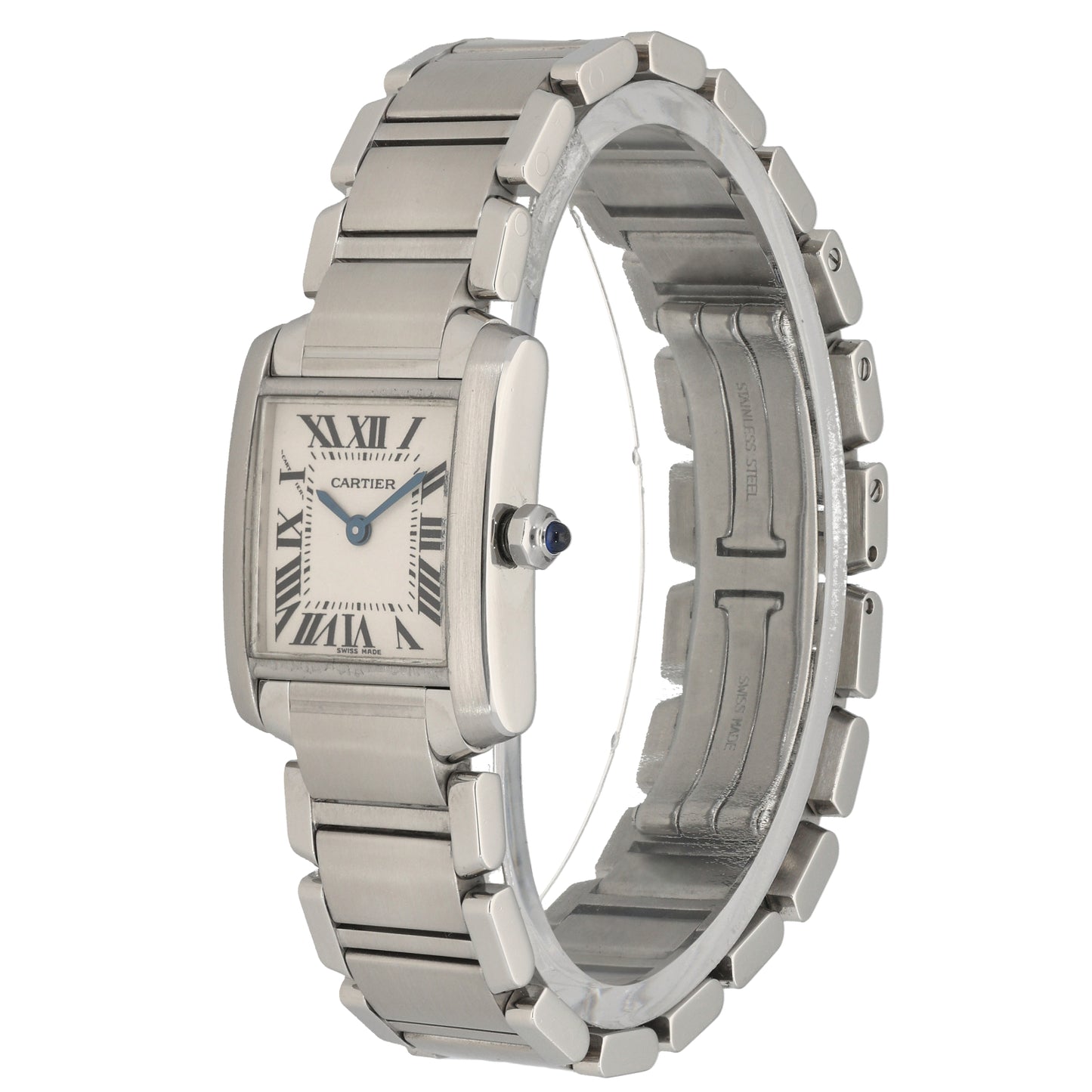 Cartier Tank Francaise 2384 20mm Stainless Steel Watch