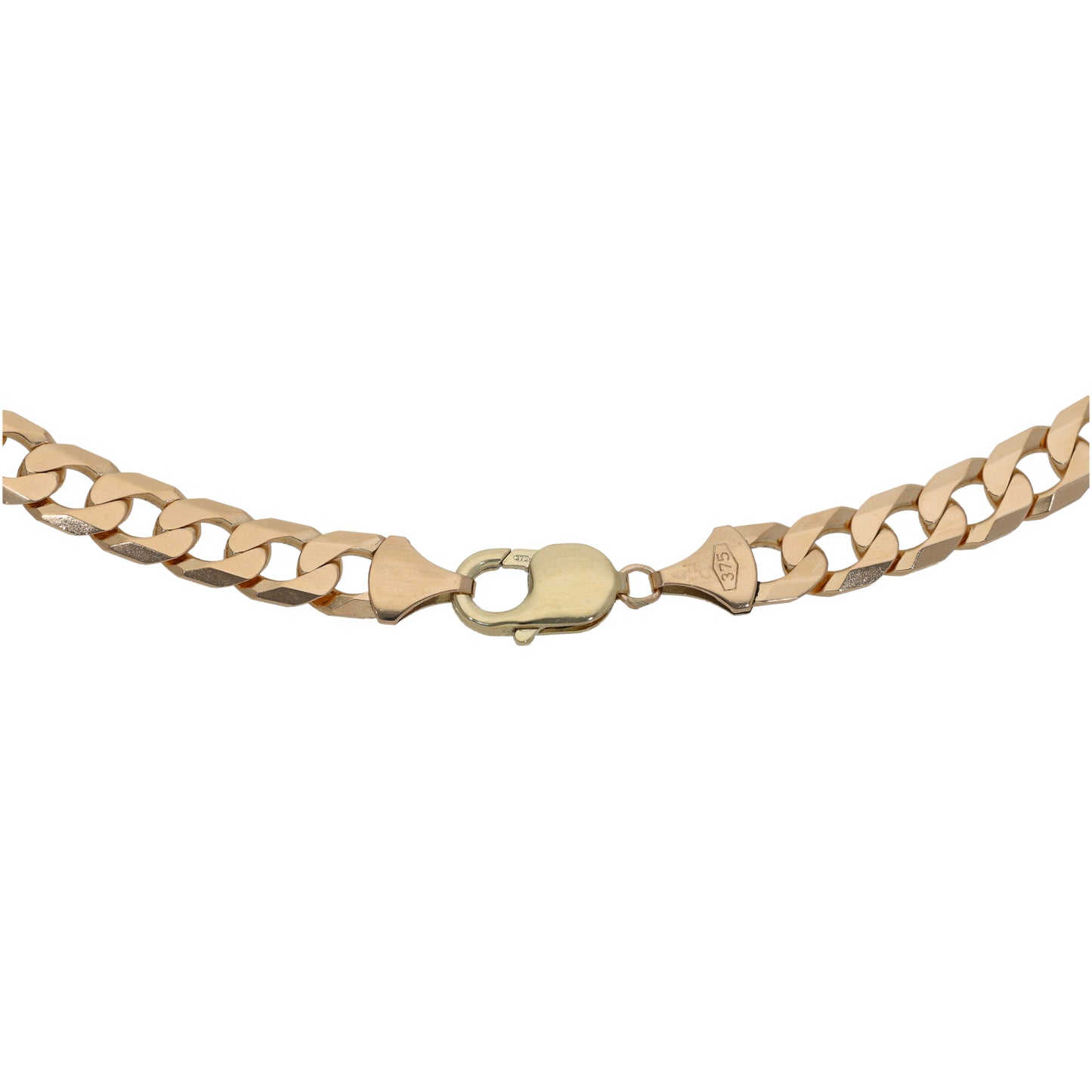9ct Gold Curb Chain 20"