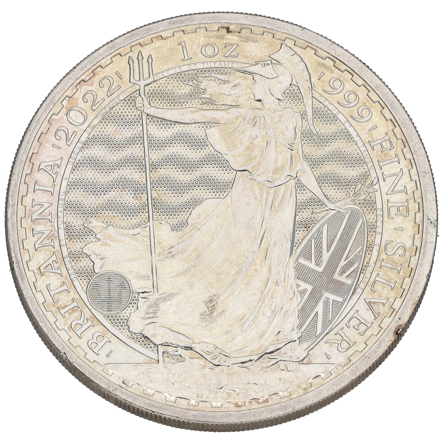 Fine Silver Queen Elizabeth II 1 OZ Britannia Coin 2022