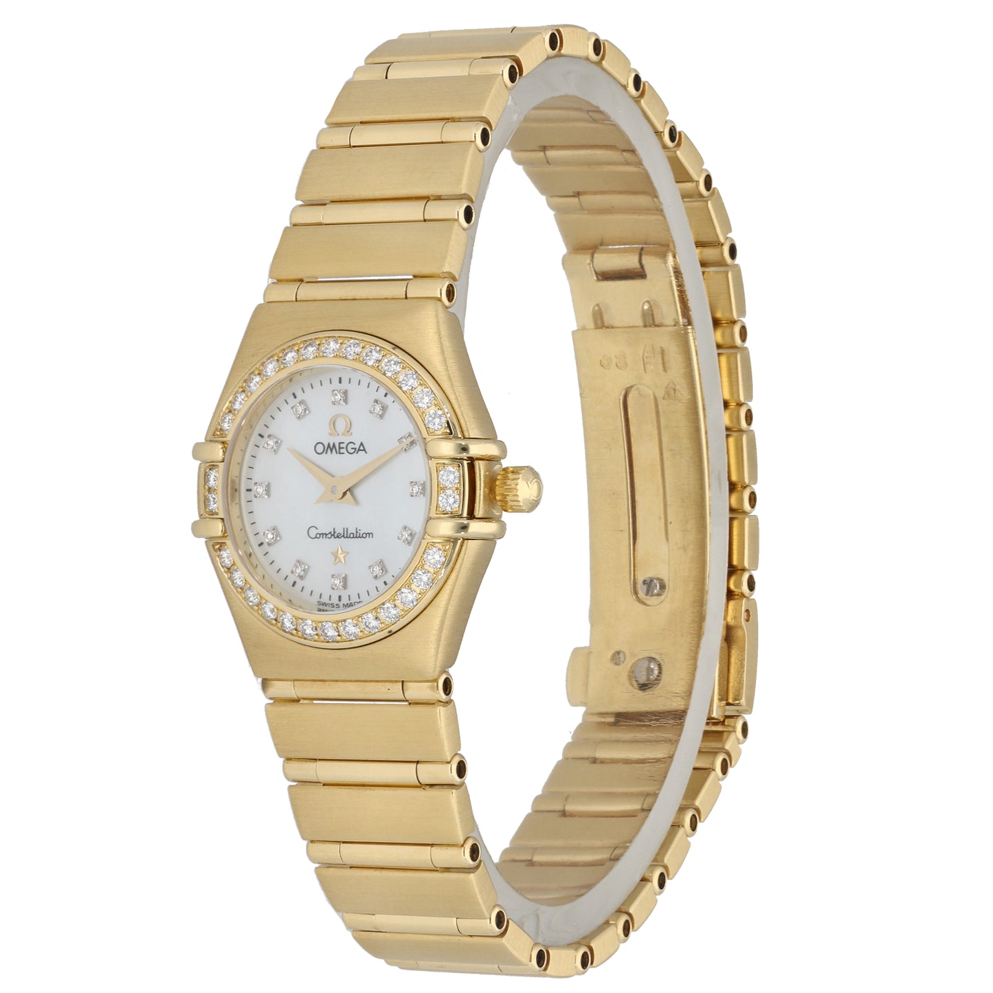 Omega Constellation 1167.75.00 22.5mm Gold Watch