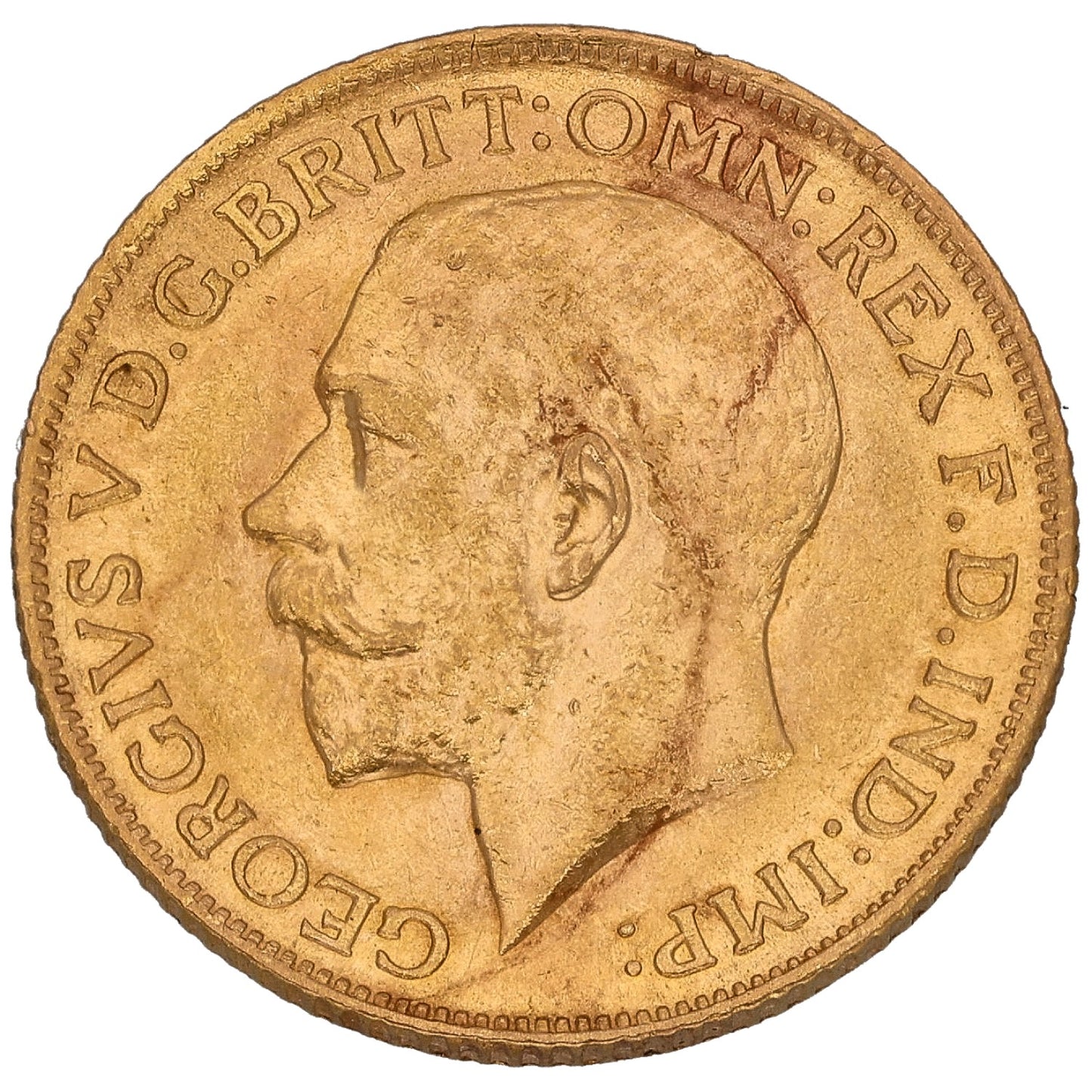 22ct Gold King George V Full Sovereign Coin 1911