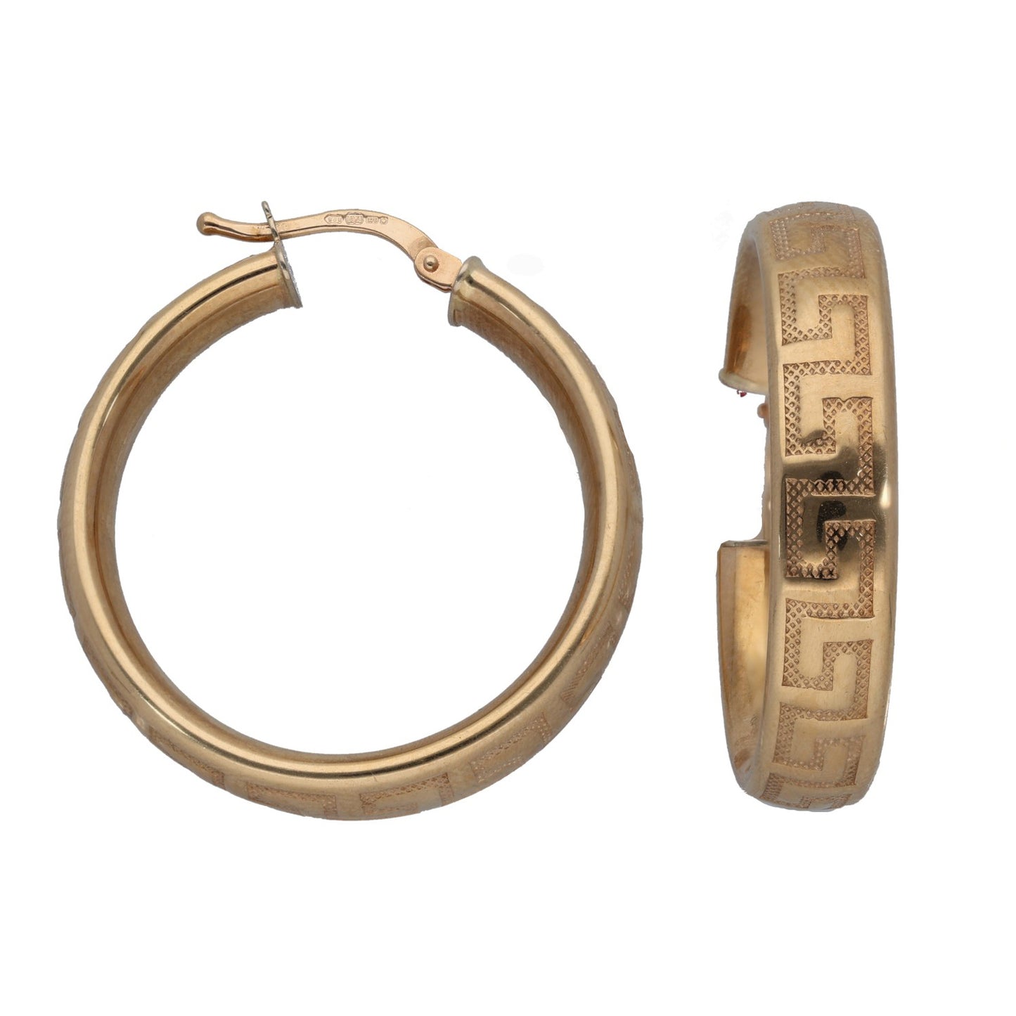 9ct Gold Hoop Earrings