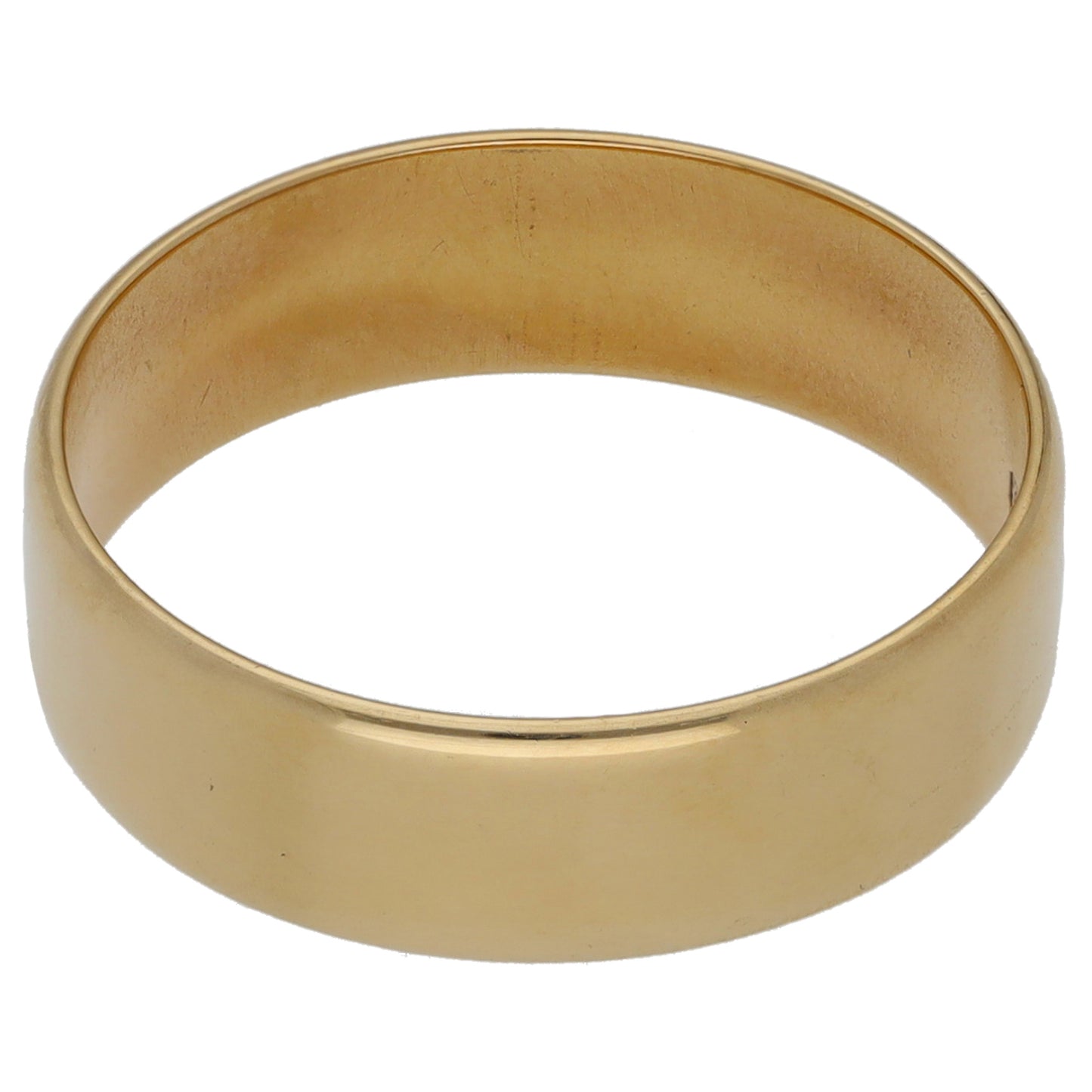 9ct Gold Plain Wedding Ring Size O