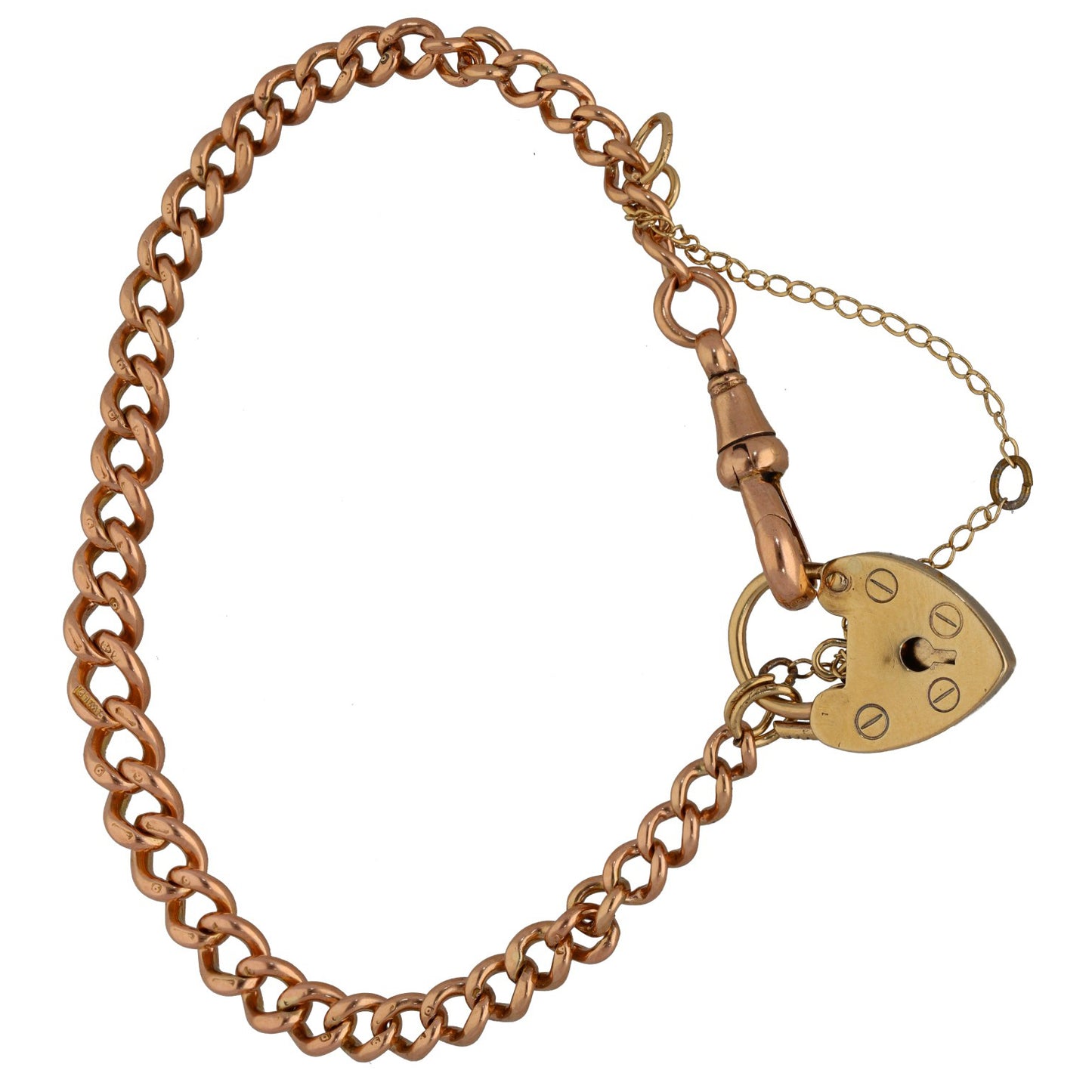 9ct Bicolour Gold Fancy Bracelet