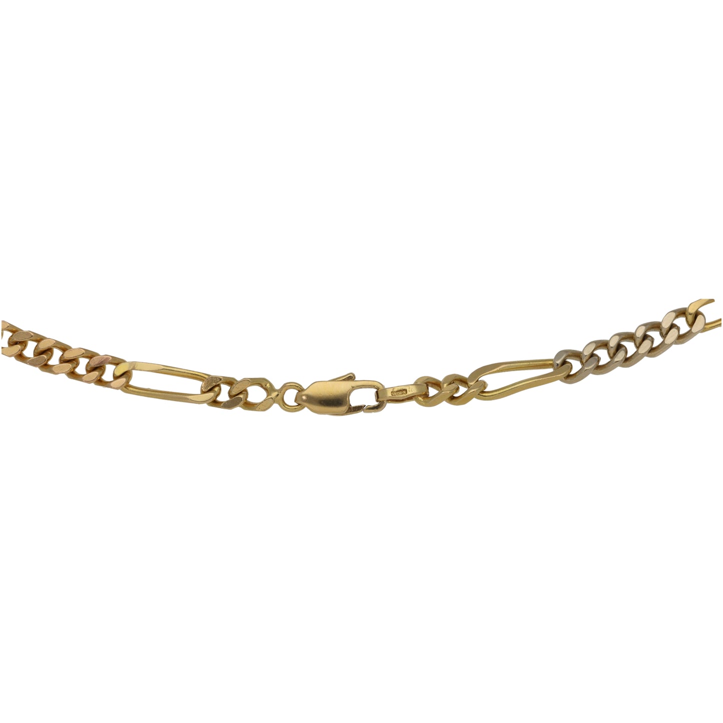 18ct Gold Figaro Chain 22"