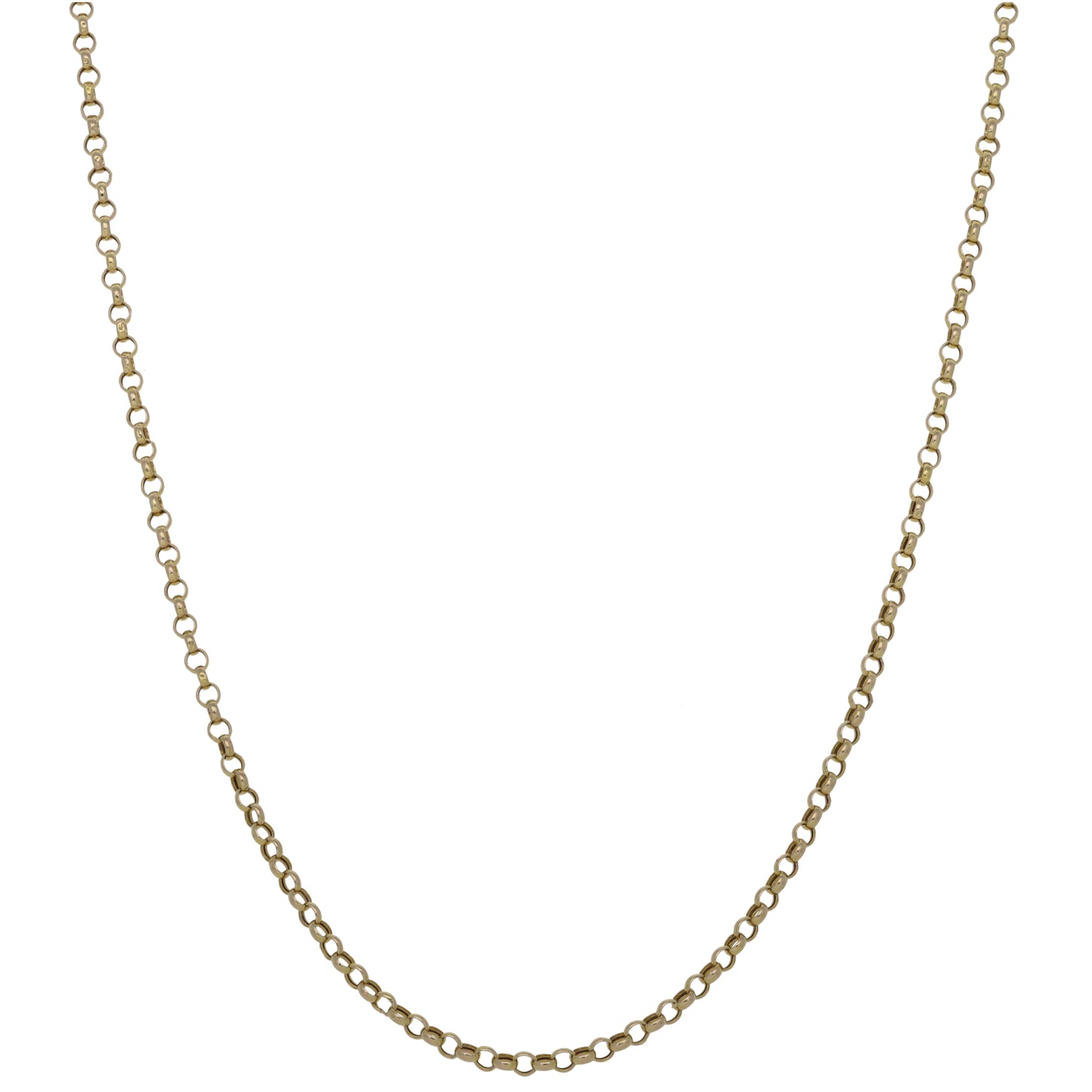 9ct Gold Belcher Chain 22"