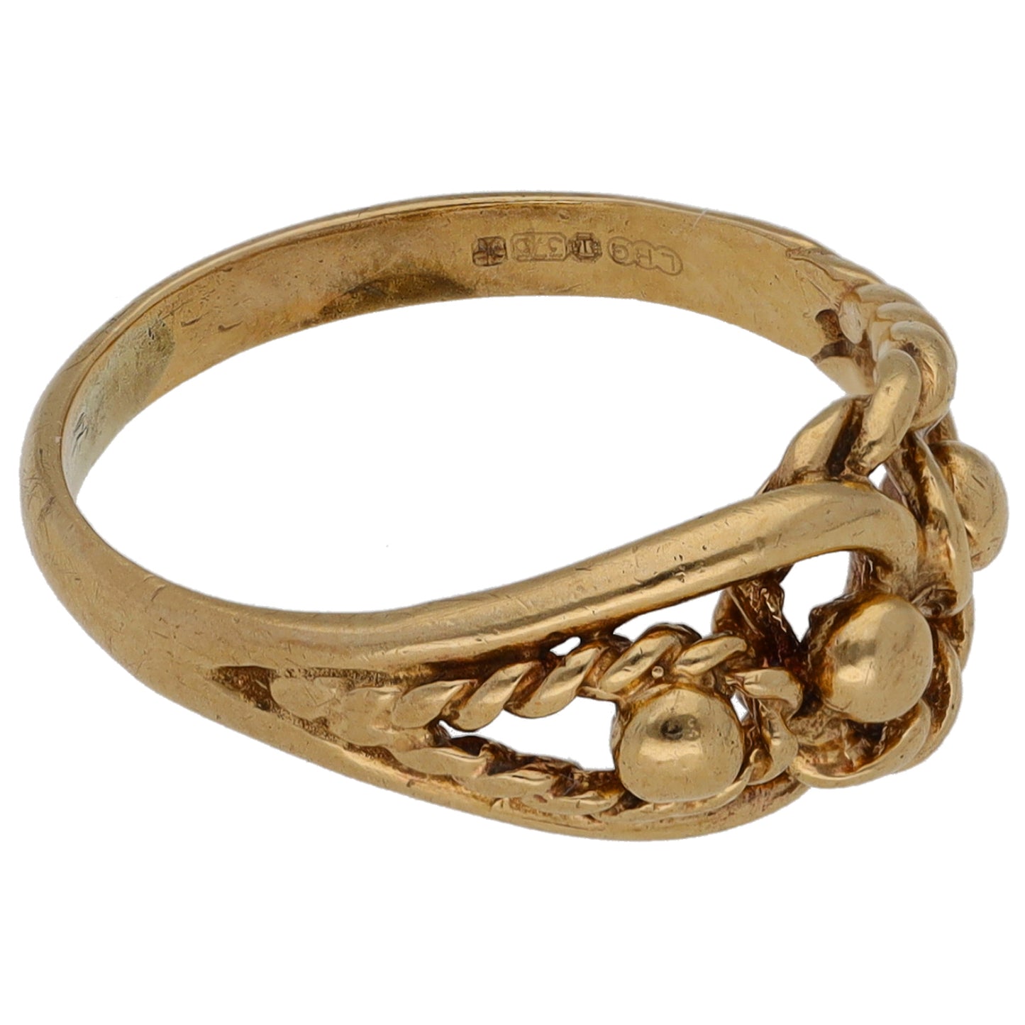 9ct Gold Alternative Ring Size K