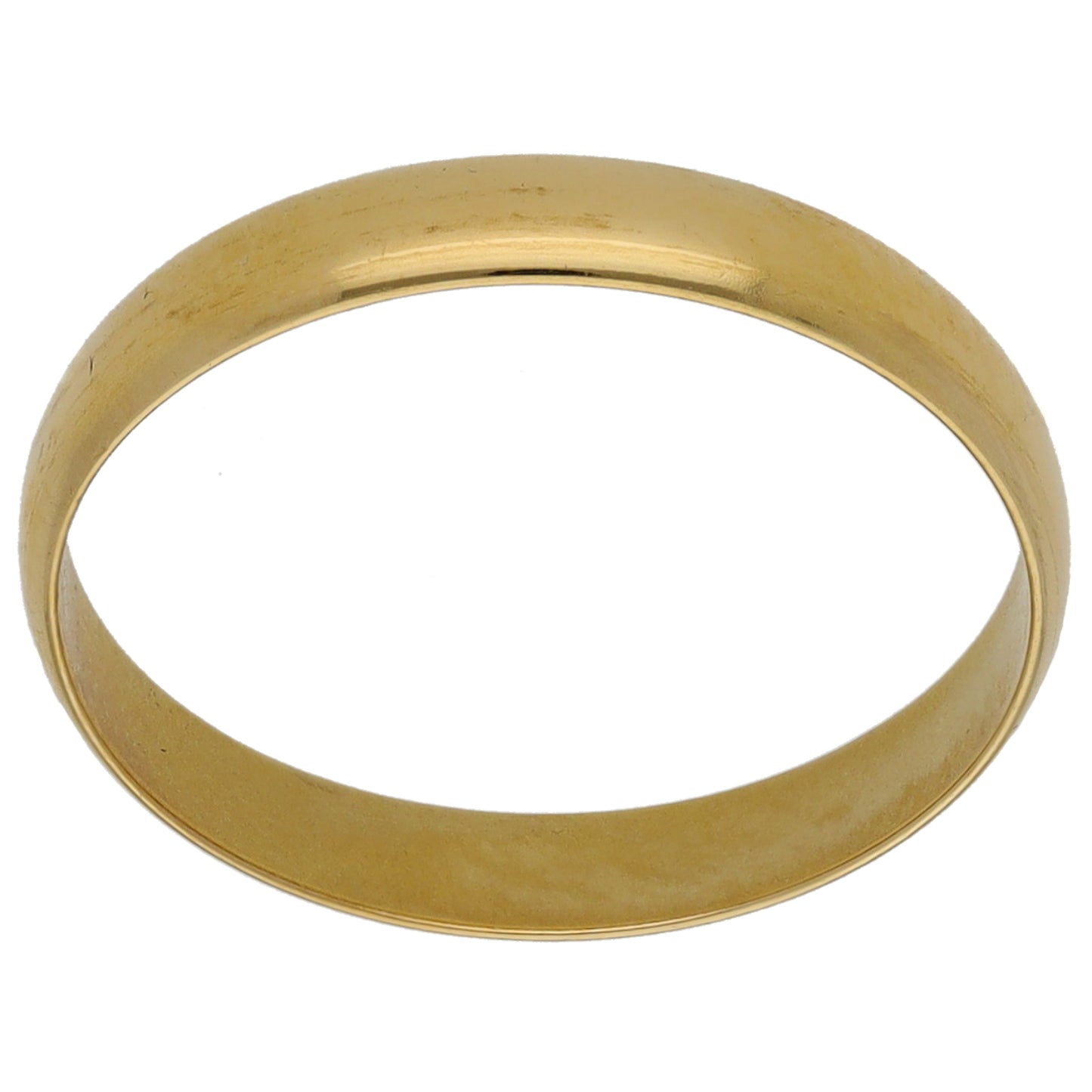 18ct Gold Plain Wedding Ring Size M