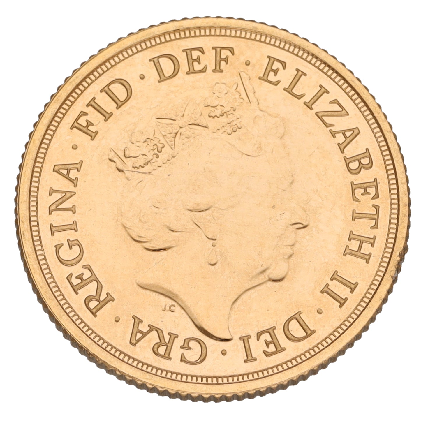 22ct Gold Queen Elizabeth II Full Sovereign Coin 2020