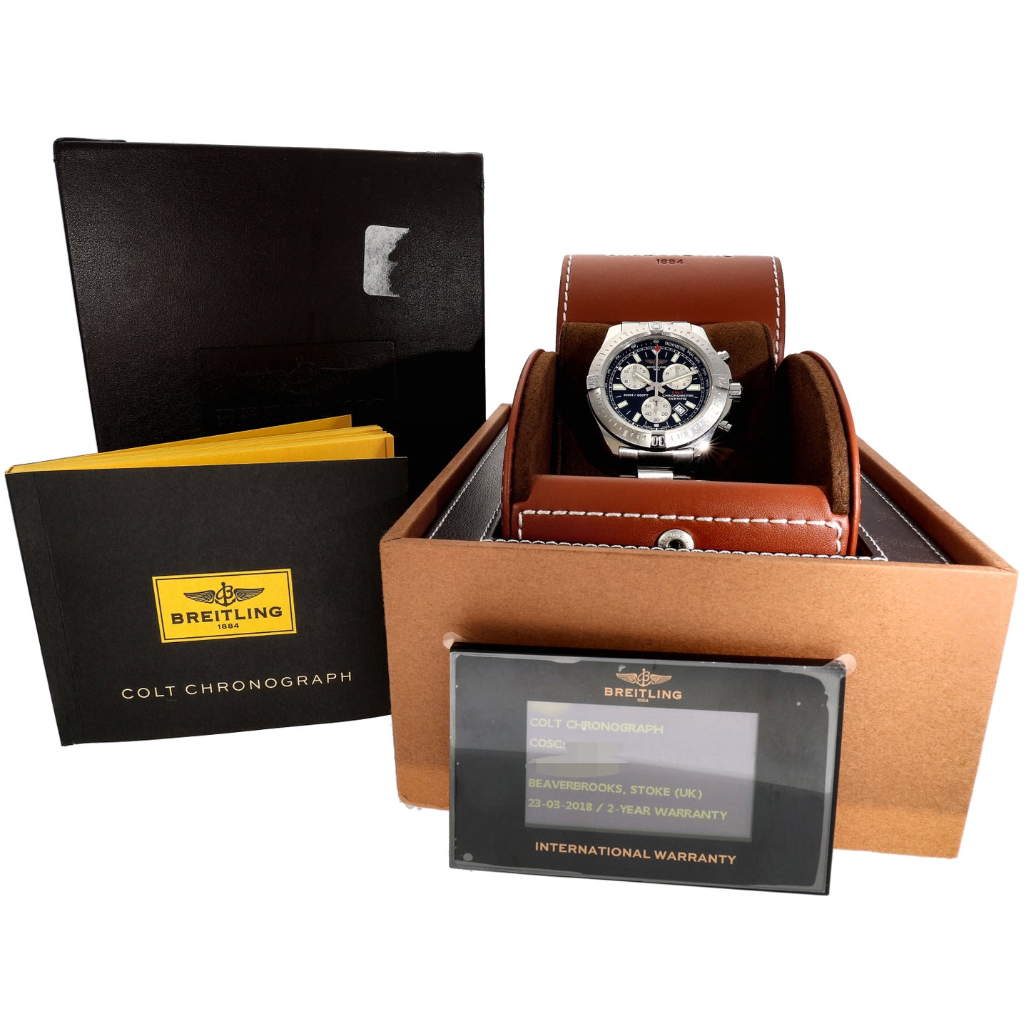 Breitling Colt Chronograph II A73388 44mm Stainless Steel Watch