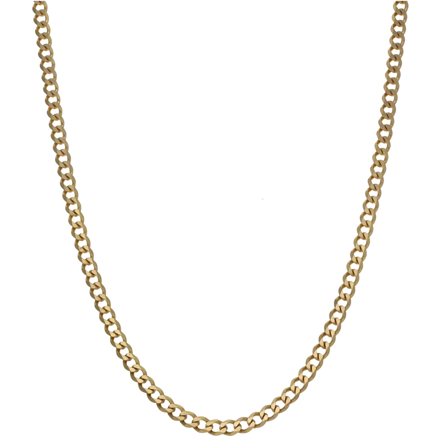 9ct Gold Curb Chain 26"
