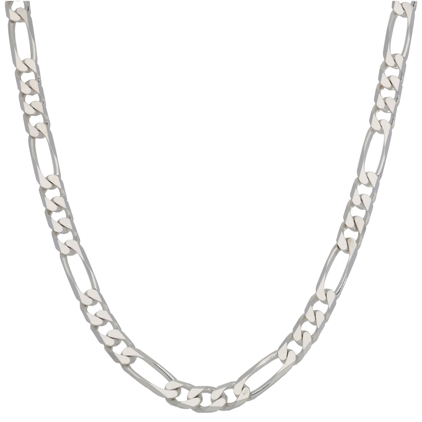 Sterling Silver Figaro Chain 20"