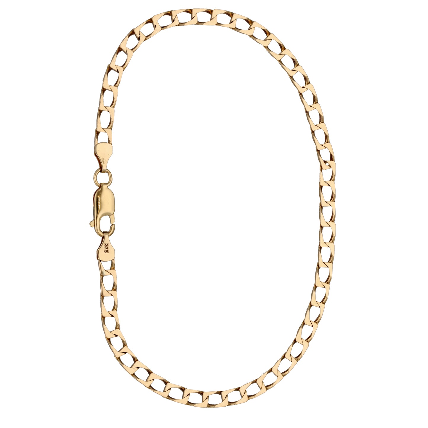 9ct Gold Curb Anklet