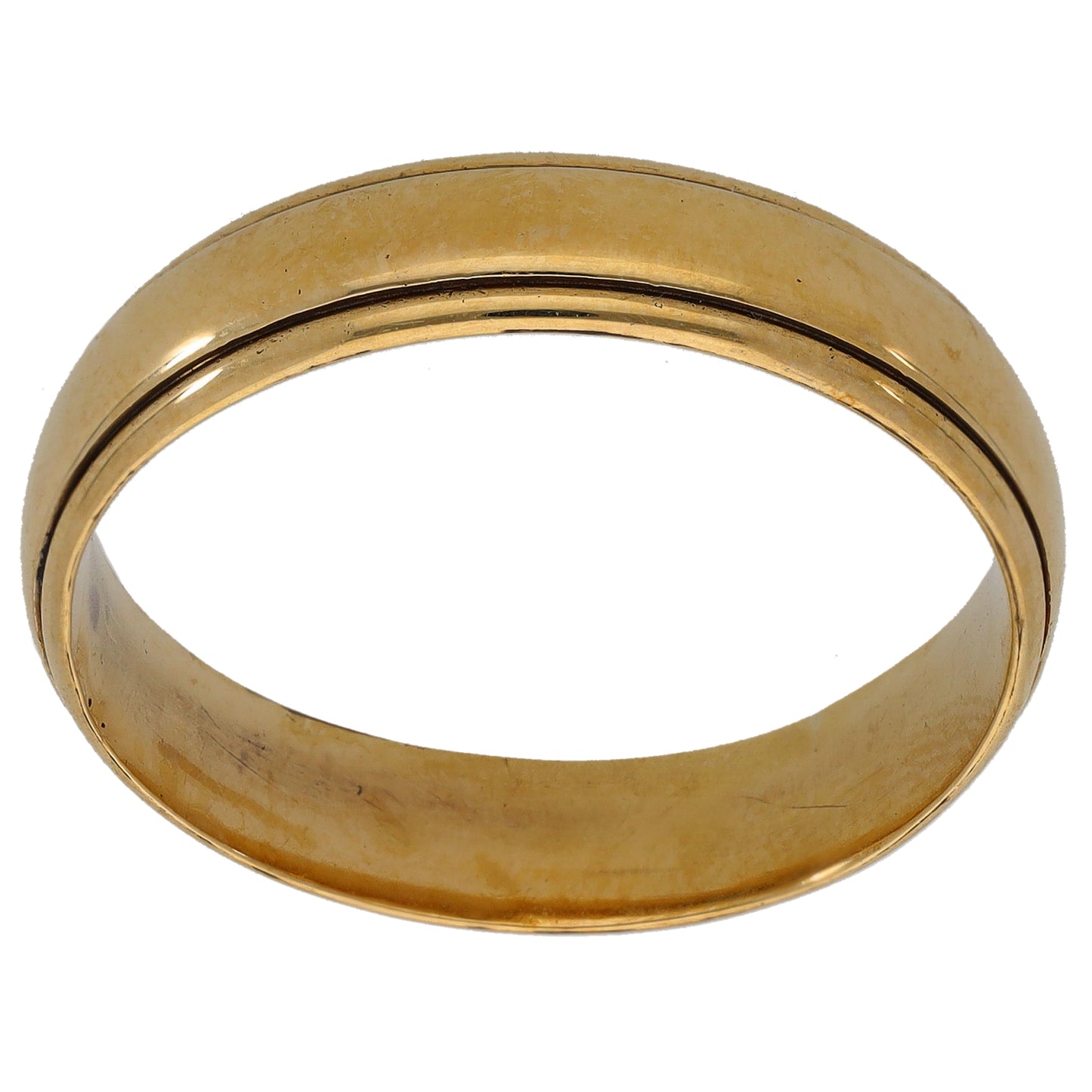9ct Gold Patterned Wedding Ring Size Z+2