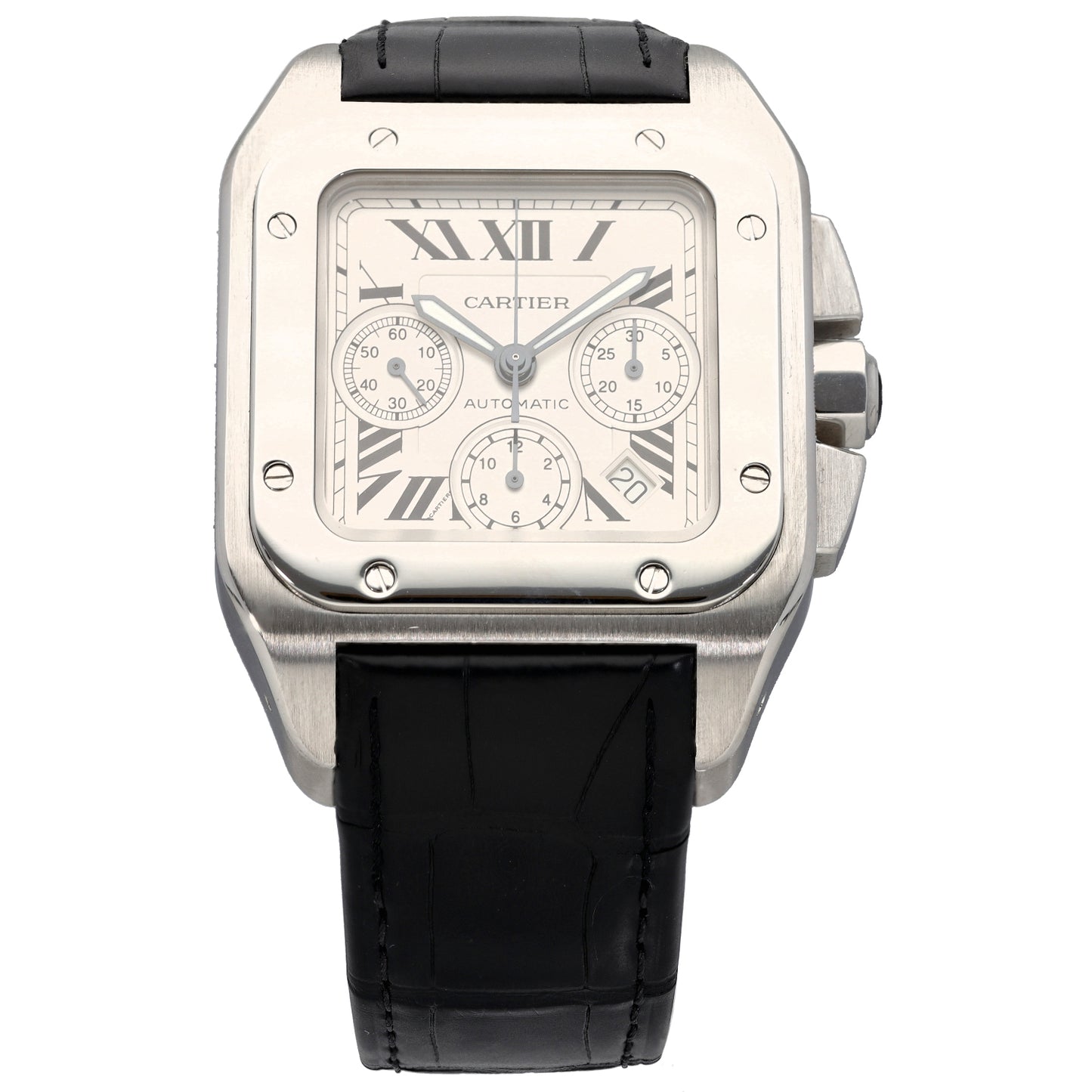 Cartier Santos 100 2740 42mm Stainless Steel Watch