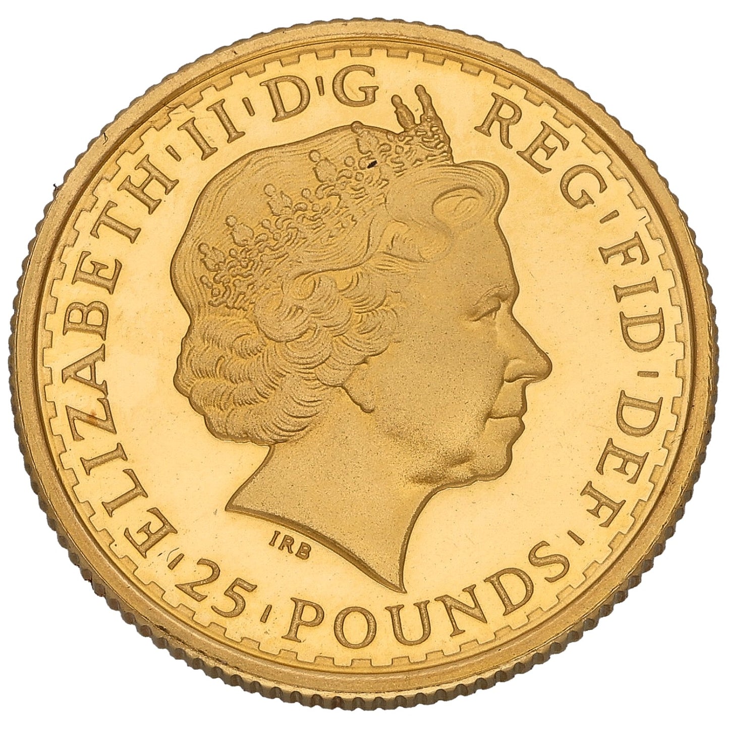 22ct Gold Queen Elizabeth II 1/4 OZ Britannia Coin 1999