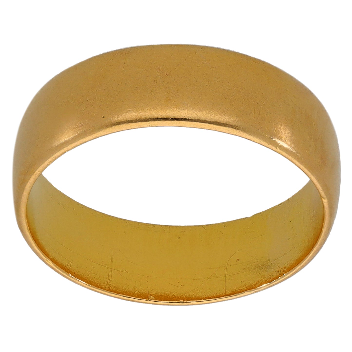 22ct Gold Plain Wedding Ring Size K