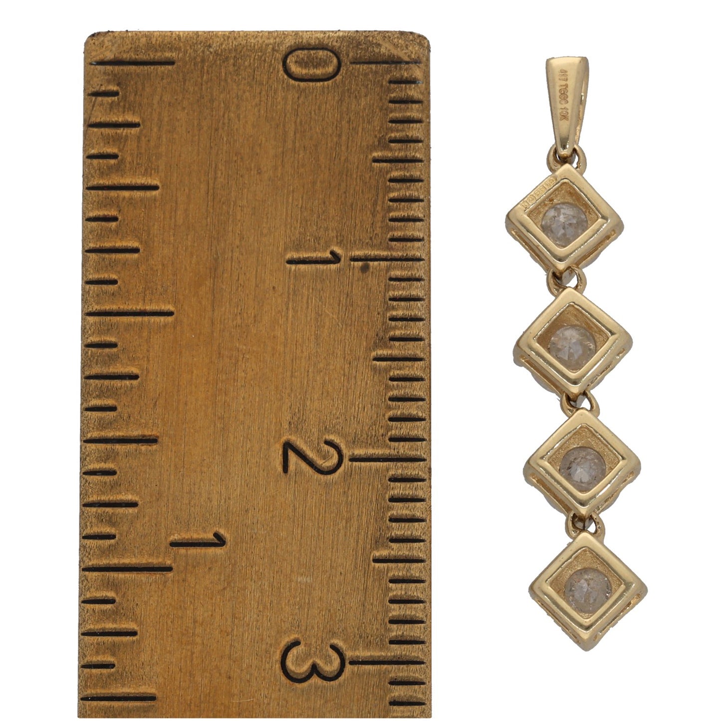 9ct Gold 1.00ct Diamond Dress/Cocktail Pendant