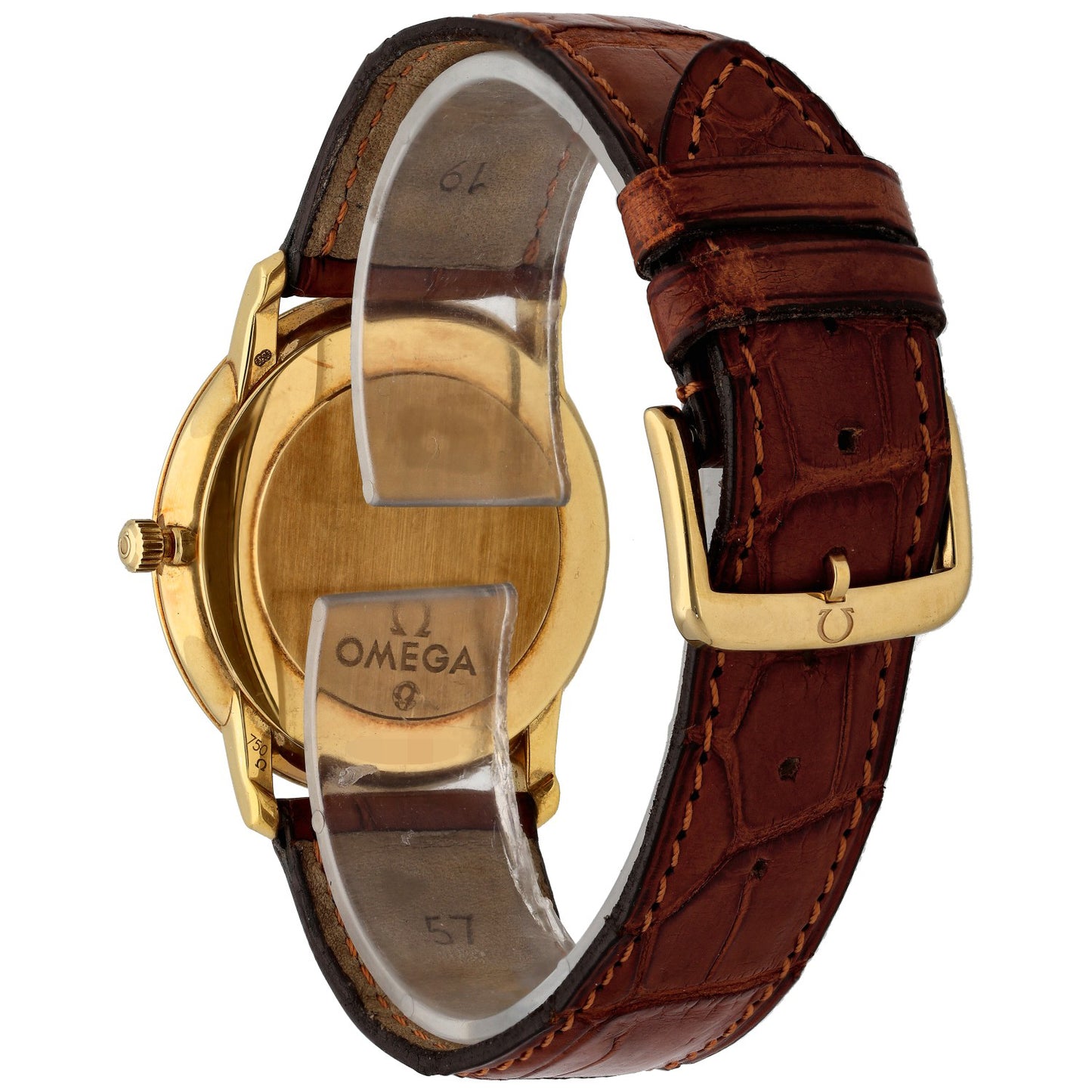 Omega De Ville 4610.32.02 34.4mm Gold Watch