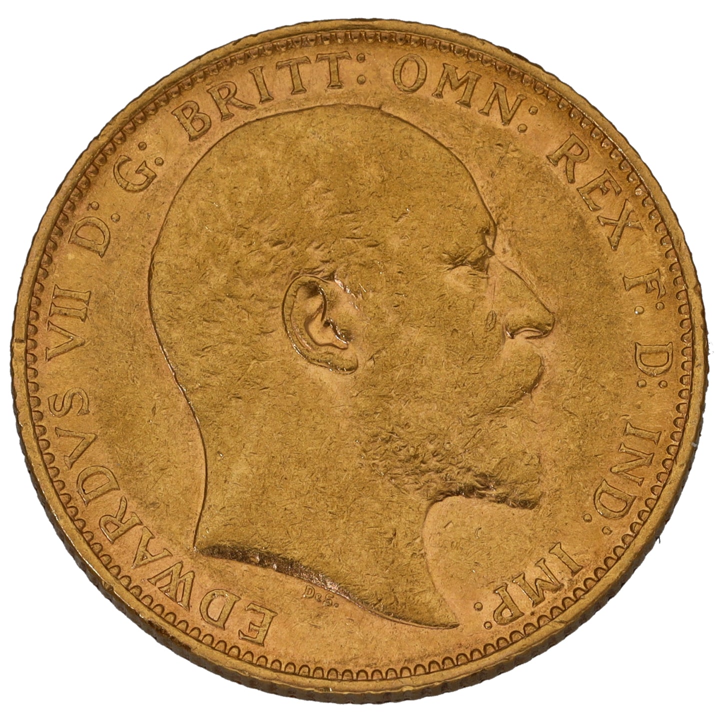 22ct Gold King Edward VII Full Sovereign Coin 1904