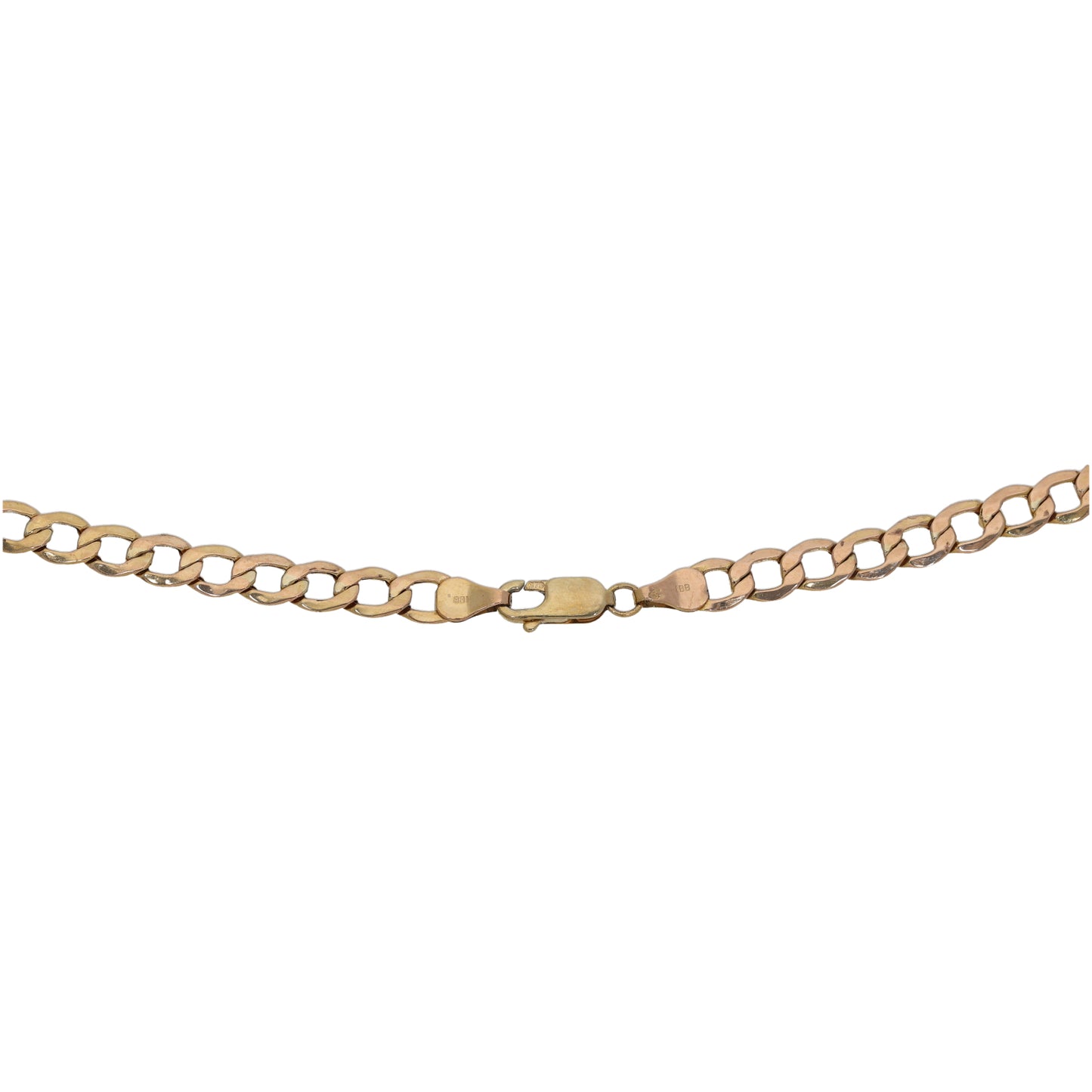 9ct Gold Curb Chain 20"