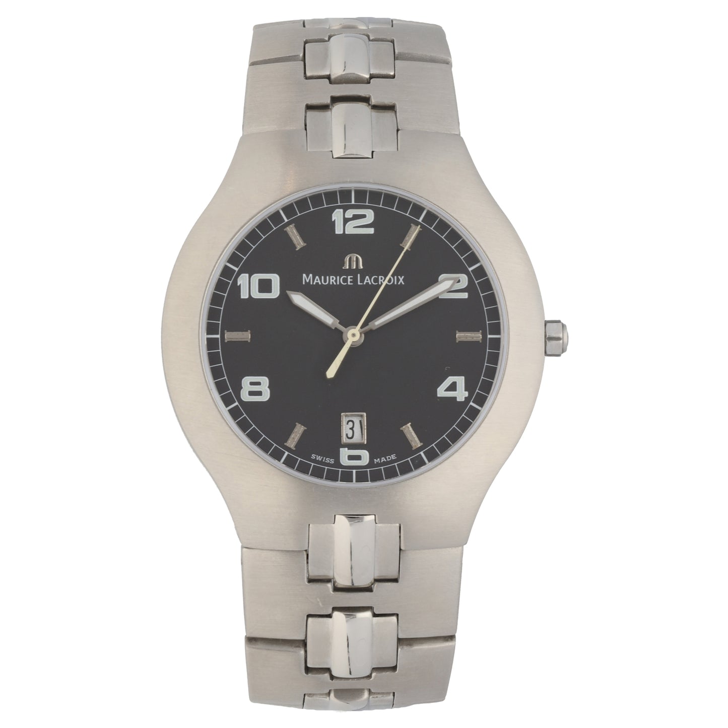 Maurice Lacroix Miros Coussin 69852 38mm Stainless Steel Watch