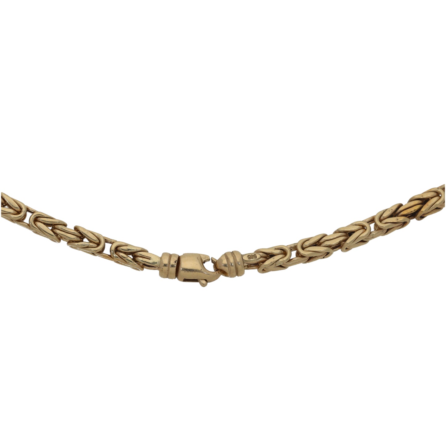 14ct Gold Byzantine Chain 26"