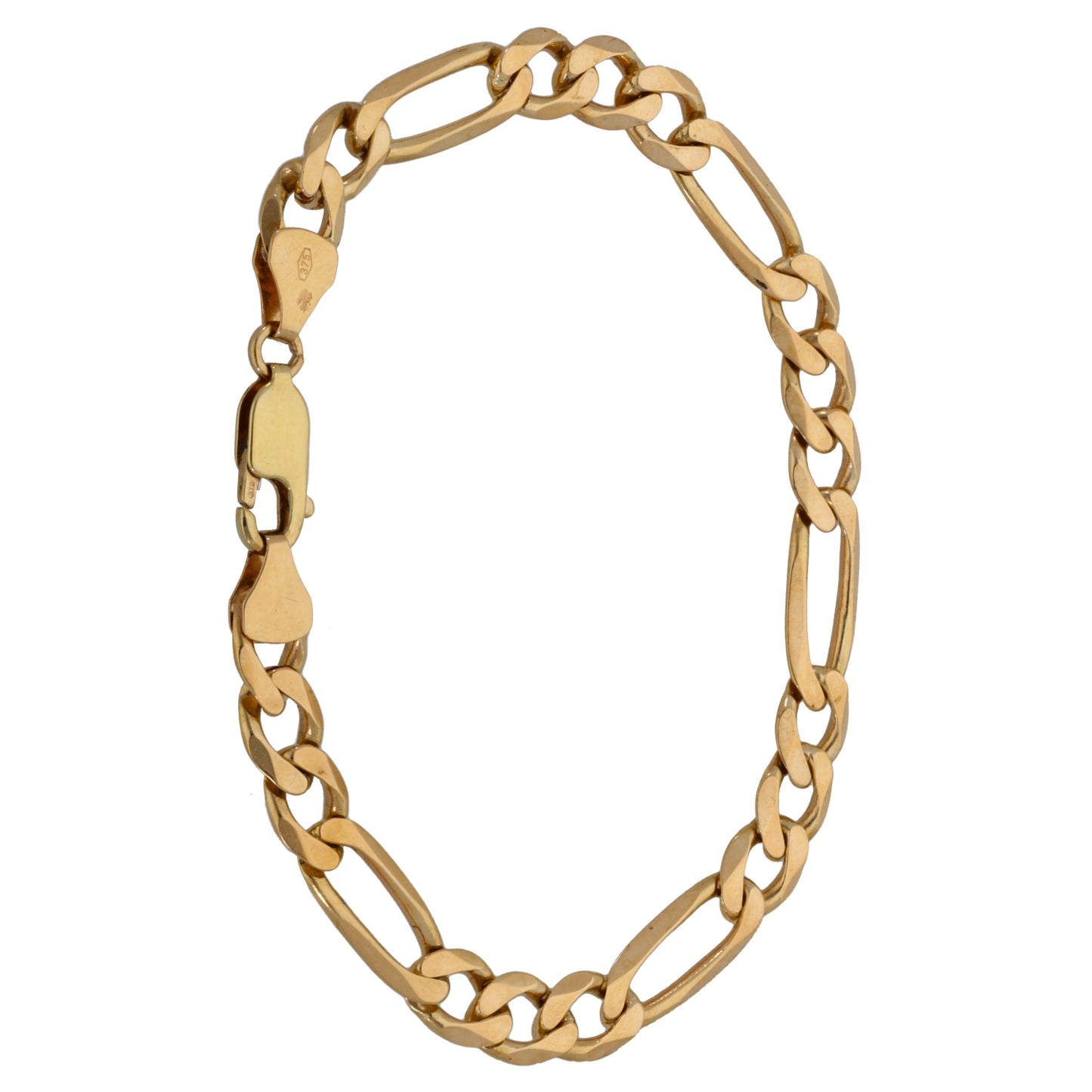9ct Gold Figaro Bracelet
